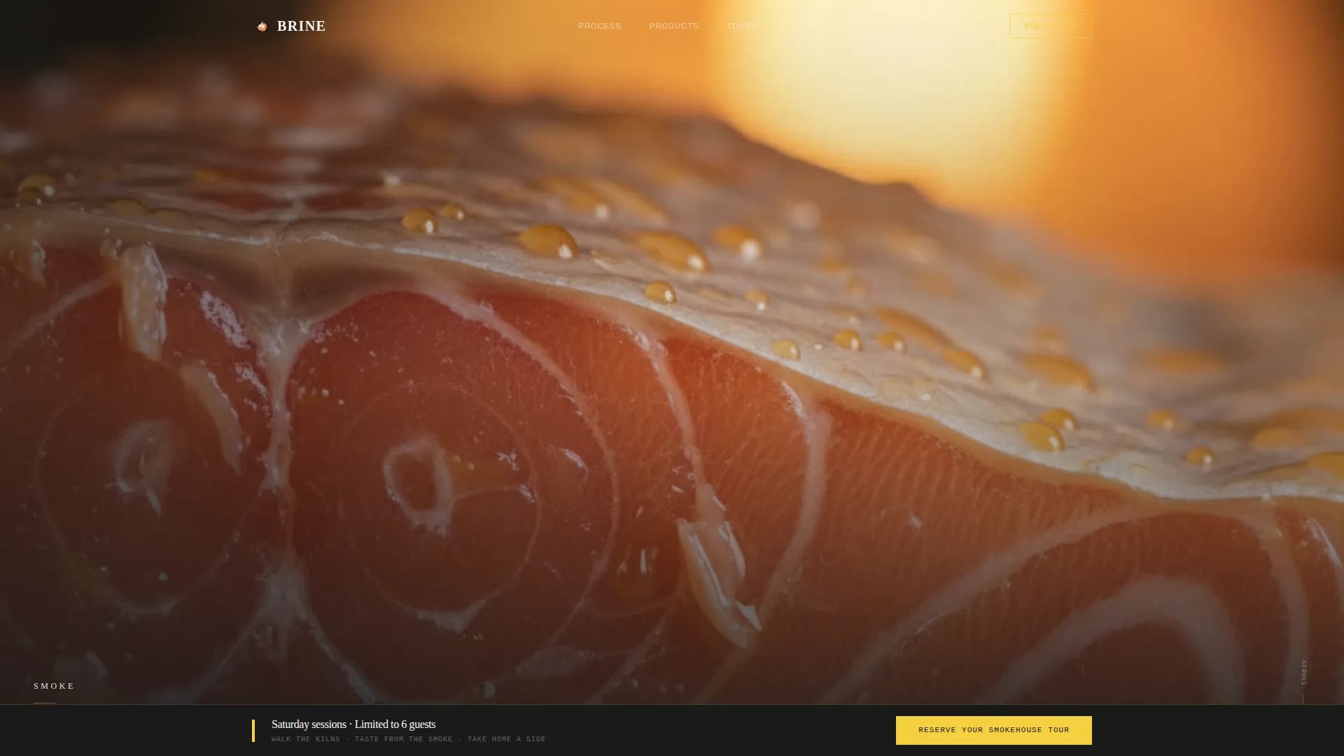 Brine — Premium Smokehouse Catering Landing Page Template