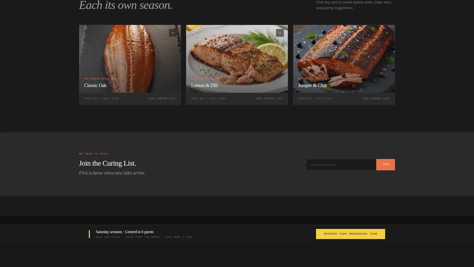Brine — Premium Smokehouse Catering Landing Page Template