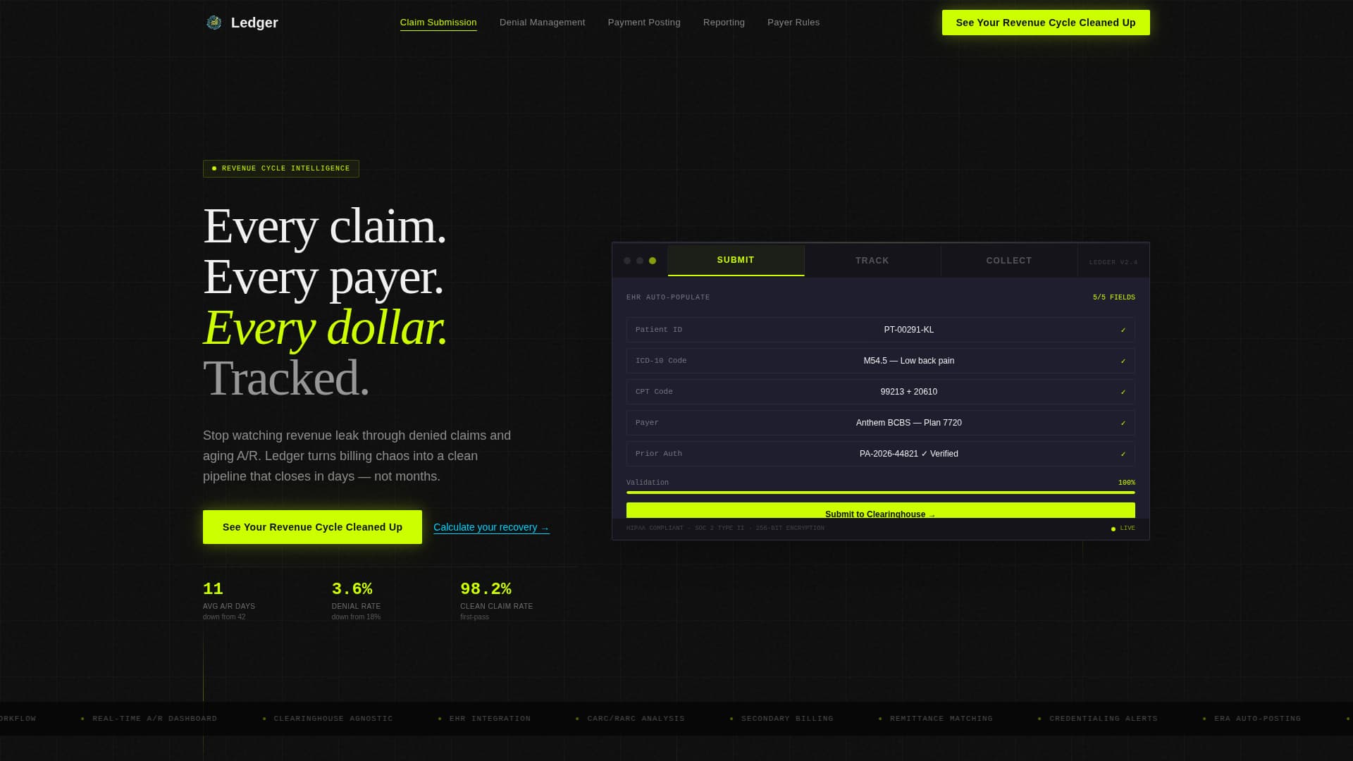 Healthcare Software & SaaS Booking Website Template