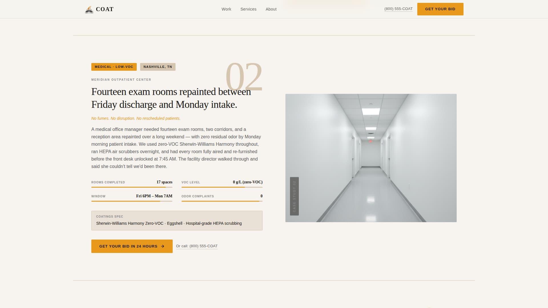 Painting & Wallpaper Portfolio Website Template