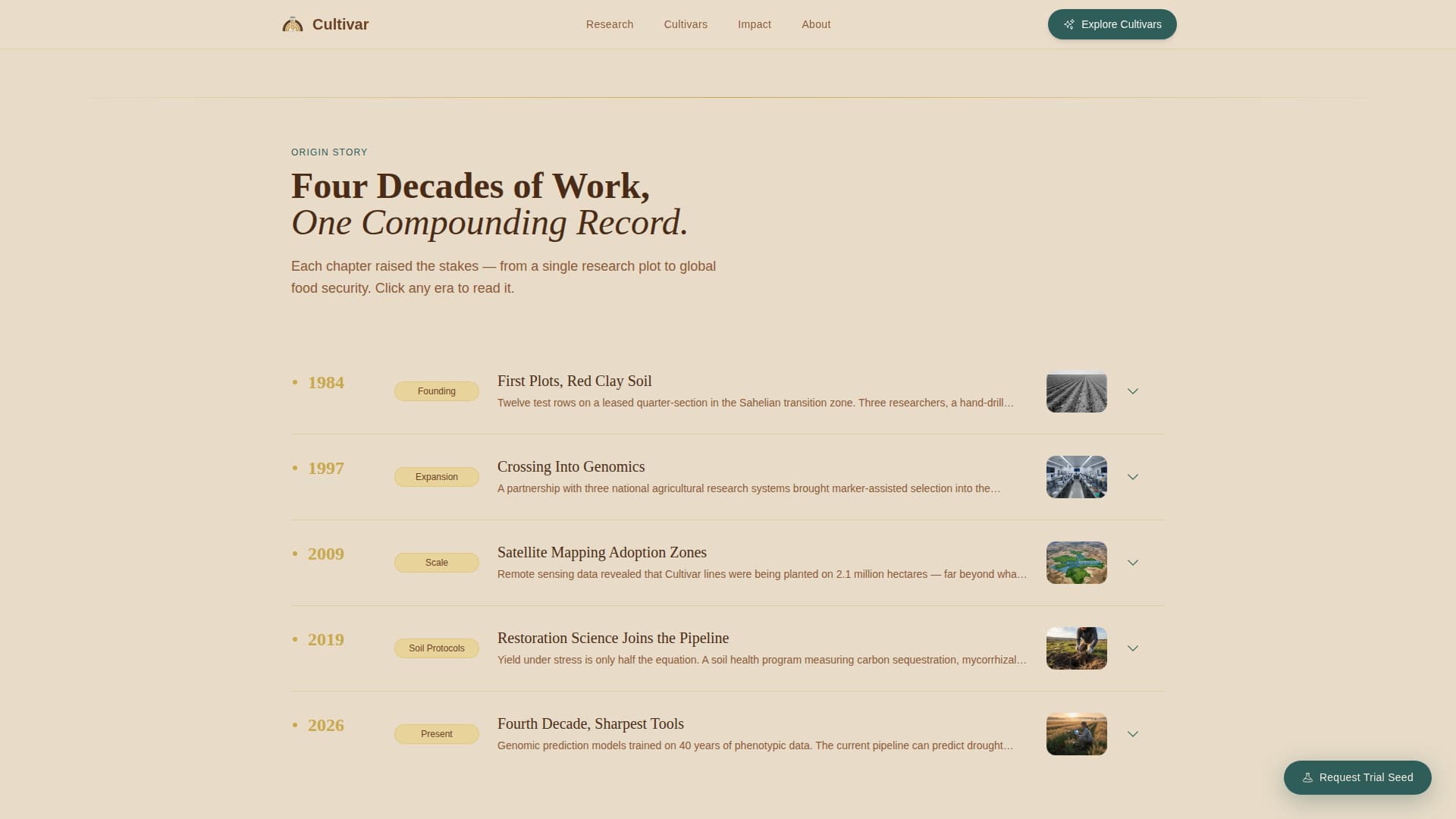 Agricultural Education & Extension Portfolio Website Template