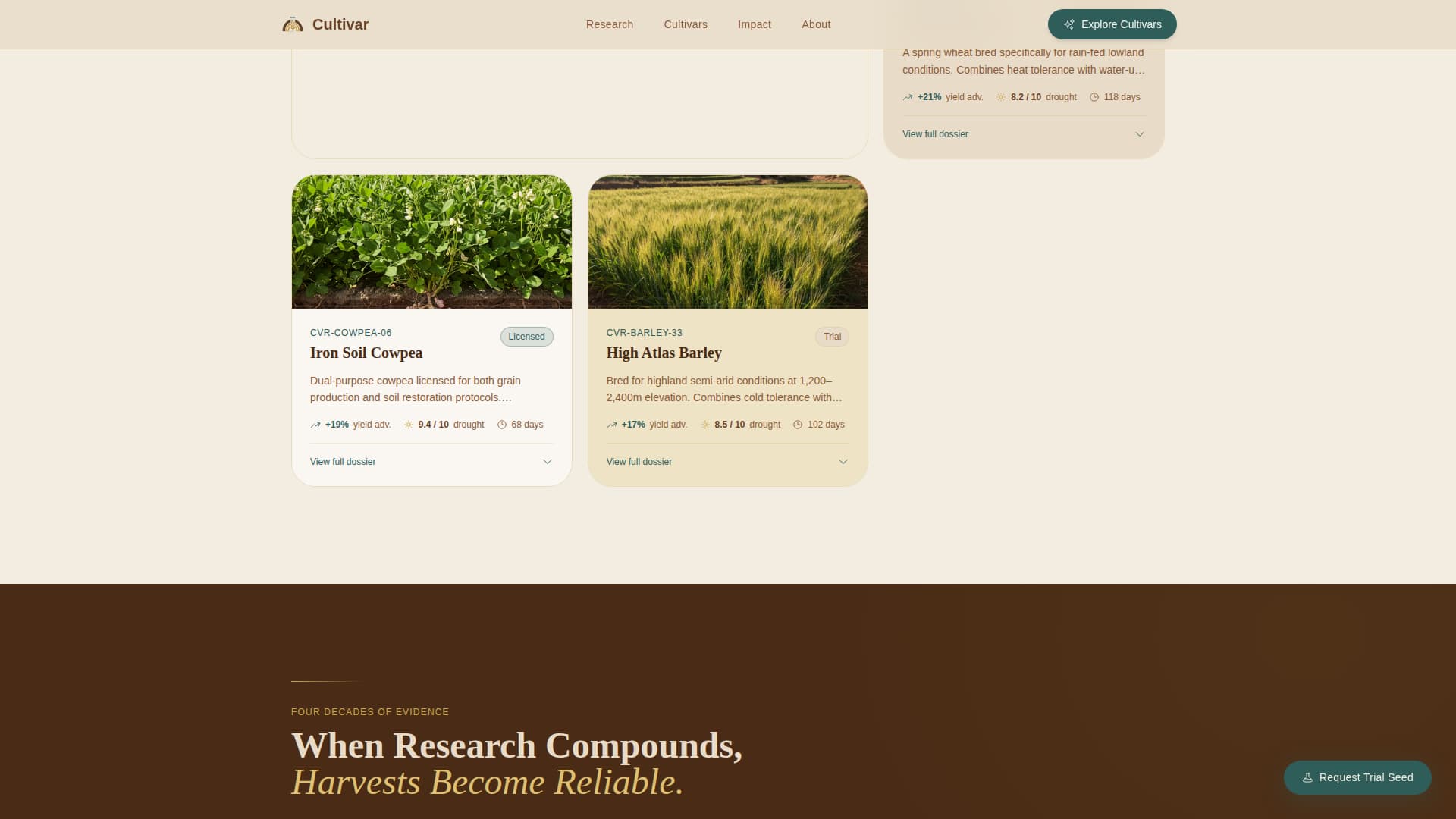 Agricultural Education & Extension Portfolio Website Template
