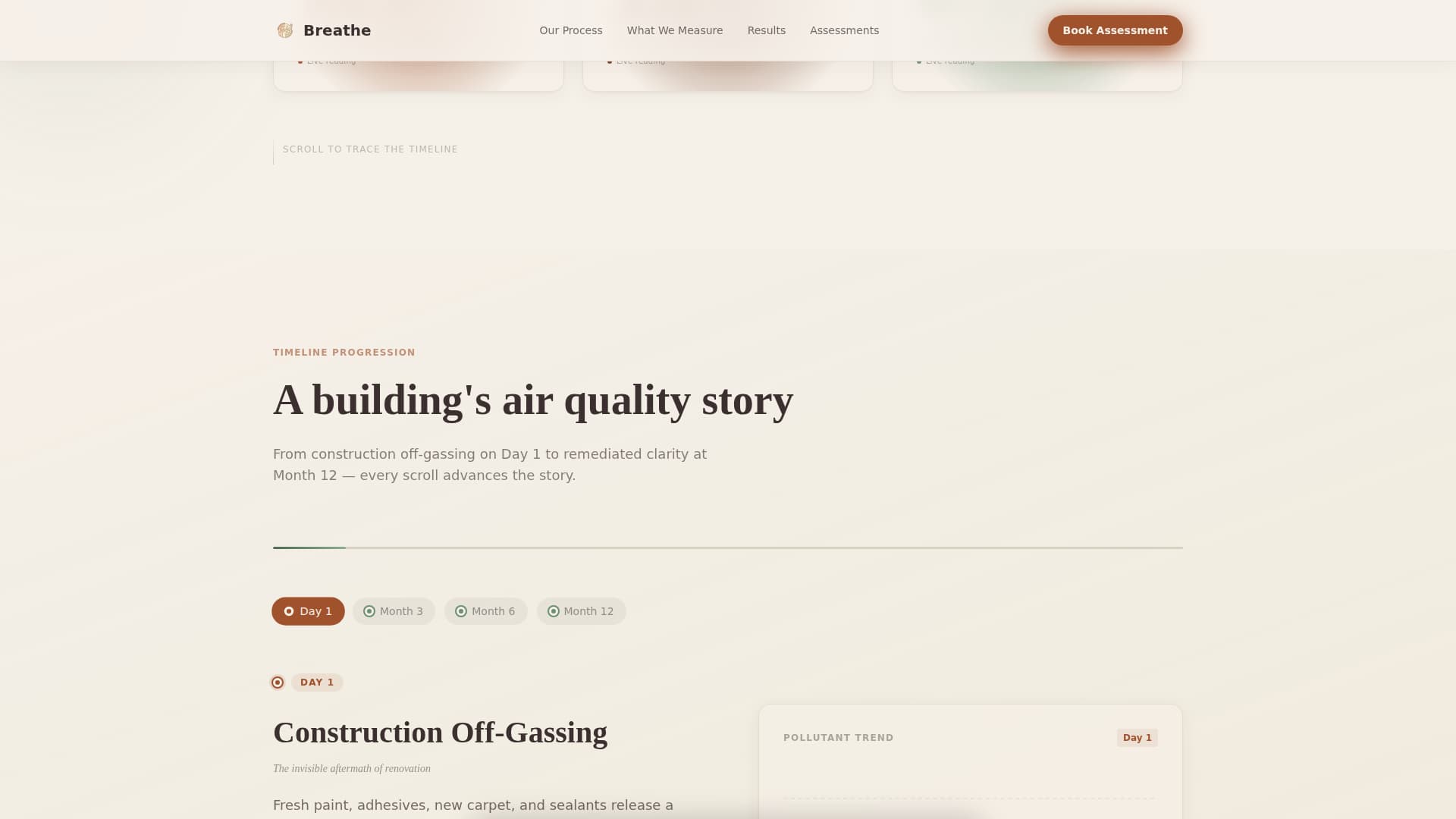 Environmental Consulting Booking Website Template
