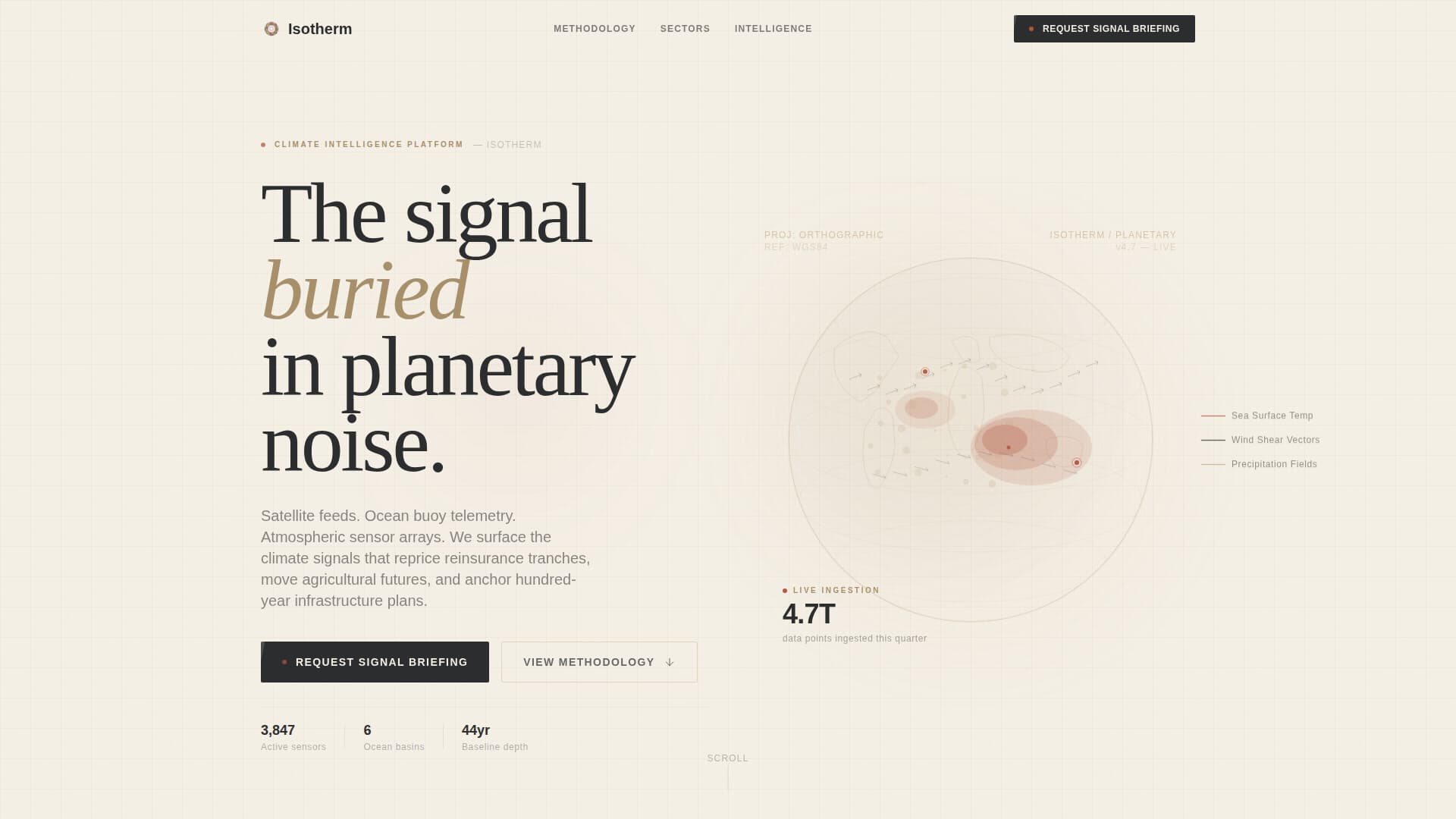 Climate & Environmental Monitoring Professional Website Template