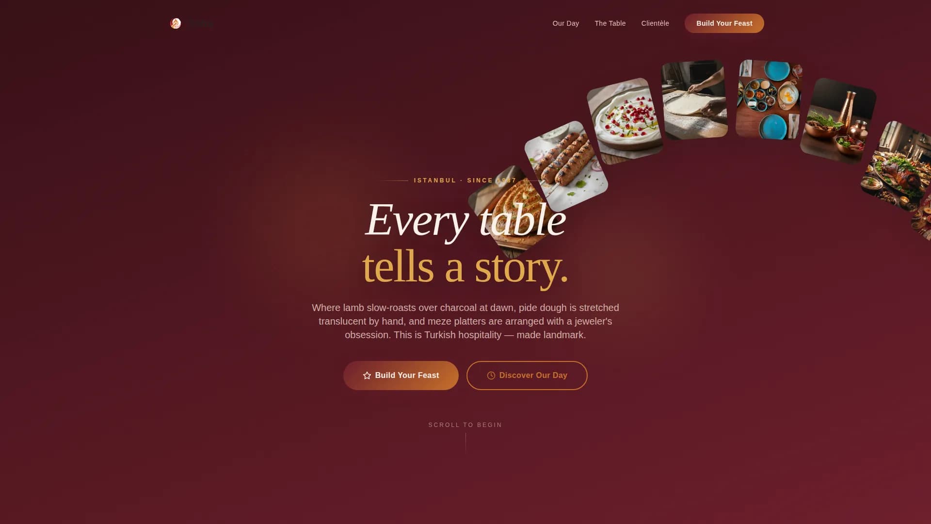 Sofra — Haute Craft Turkish Catering Landing Page Template