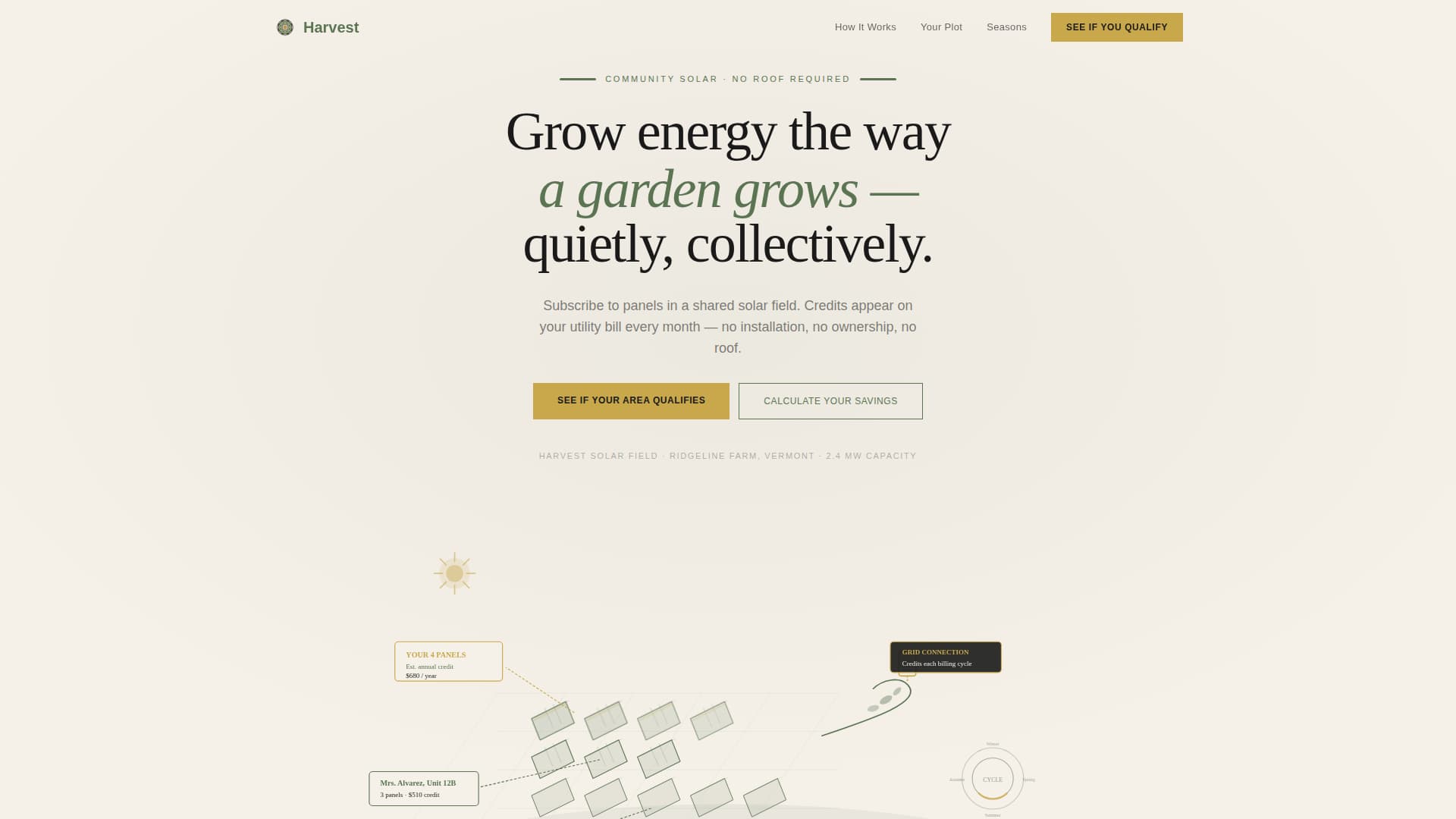 Renewable Energy Company Cost Calculator Website Template