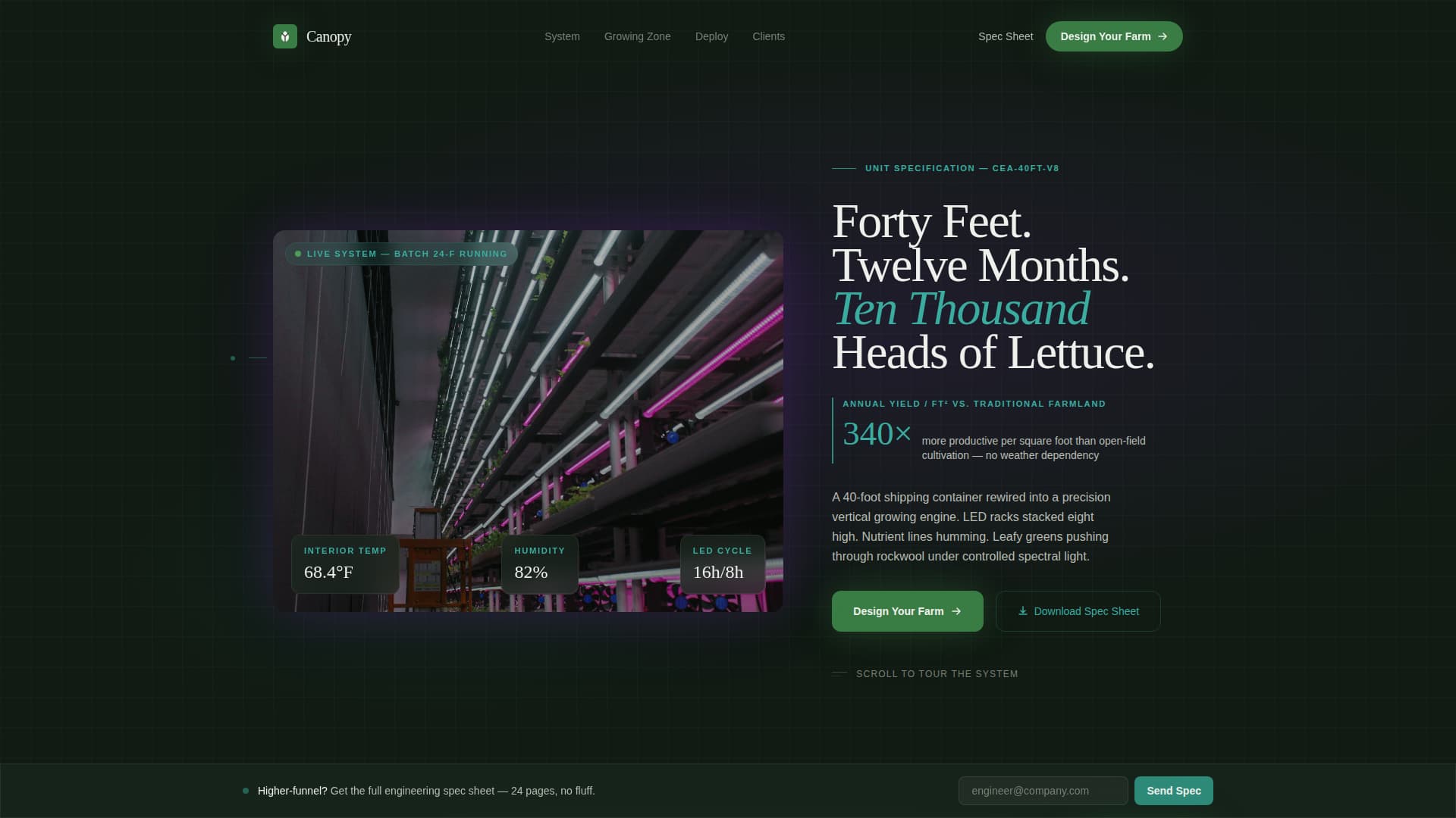 Urban Agriculture Professional Website Template