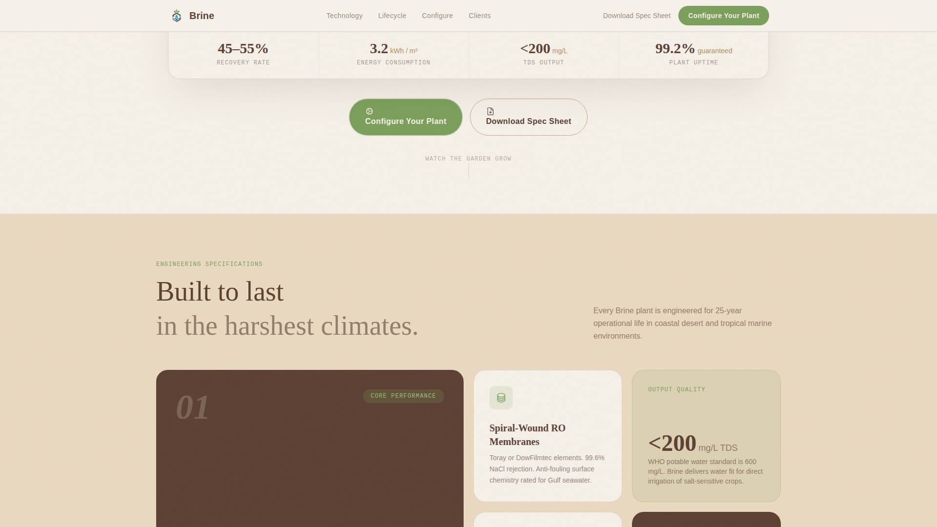 Soil & Water Conservation Specialist Professional Website Template