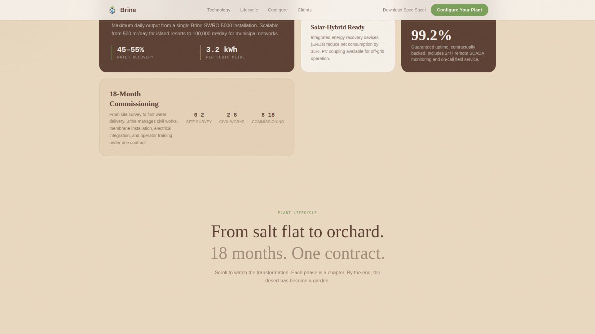 Soil & Water Conservation Specialist Professional Website Template