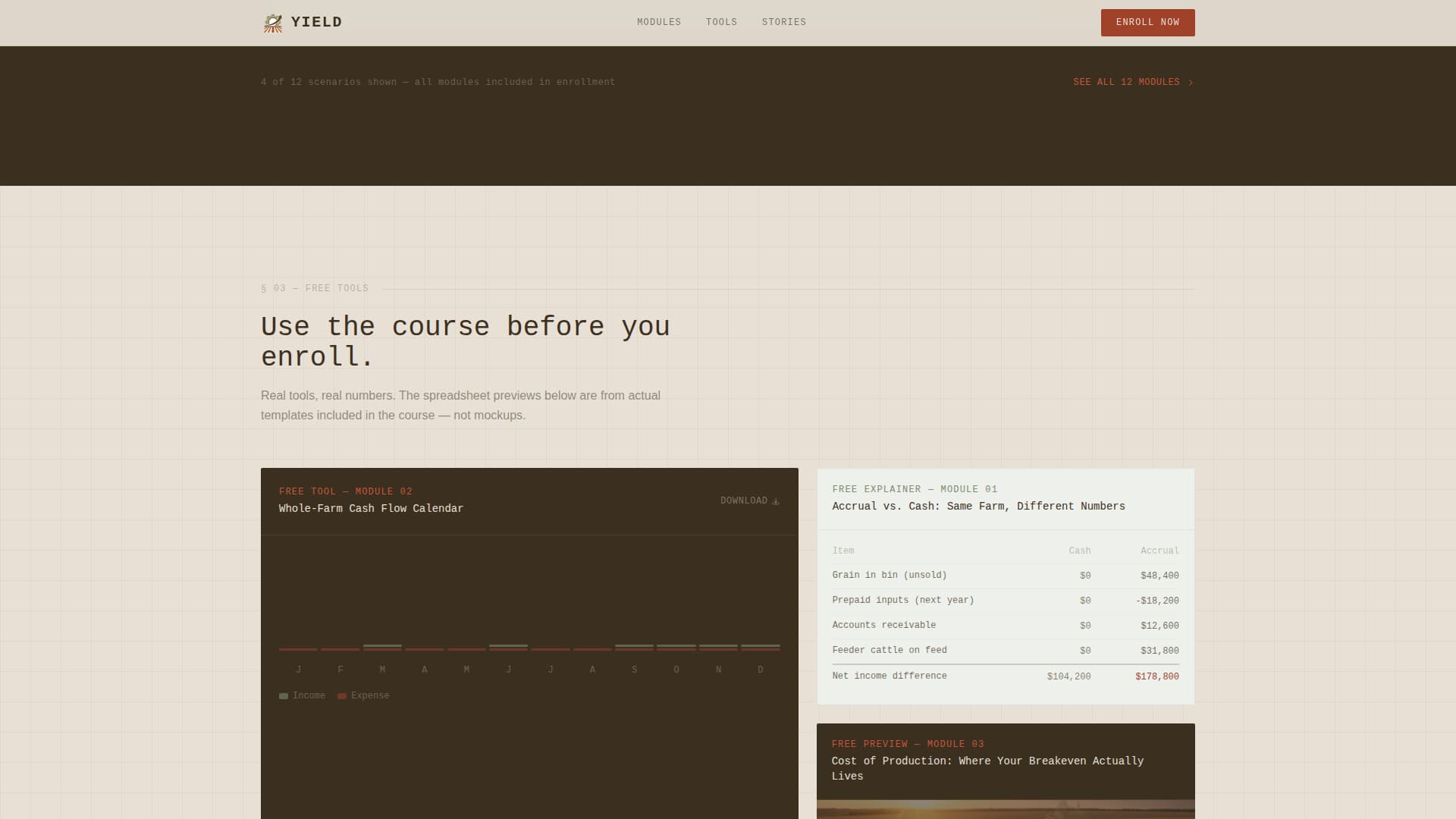 Agricultural Education & Extension Specialist Professional Website Template