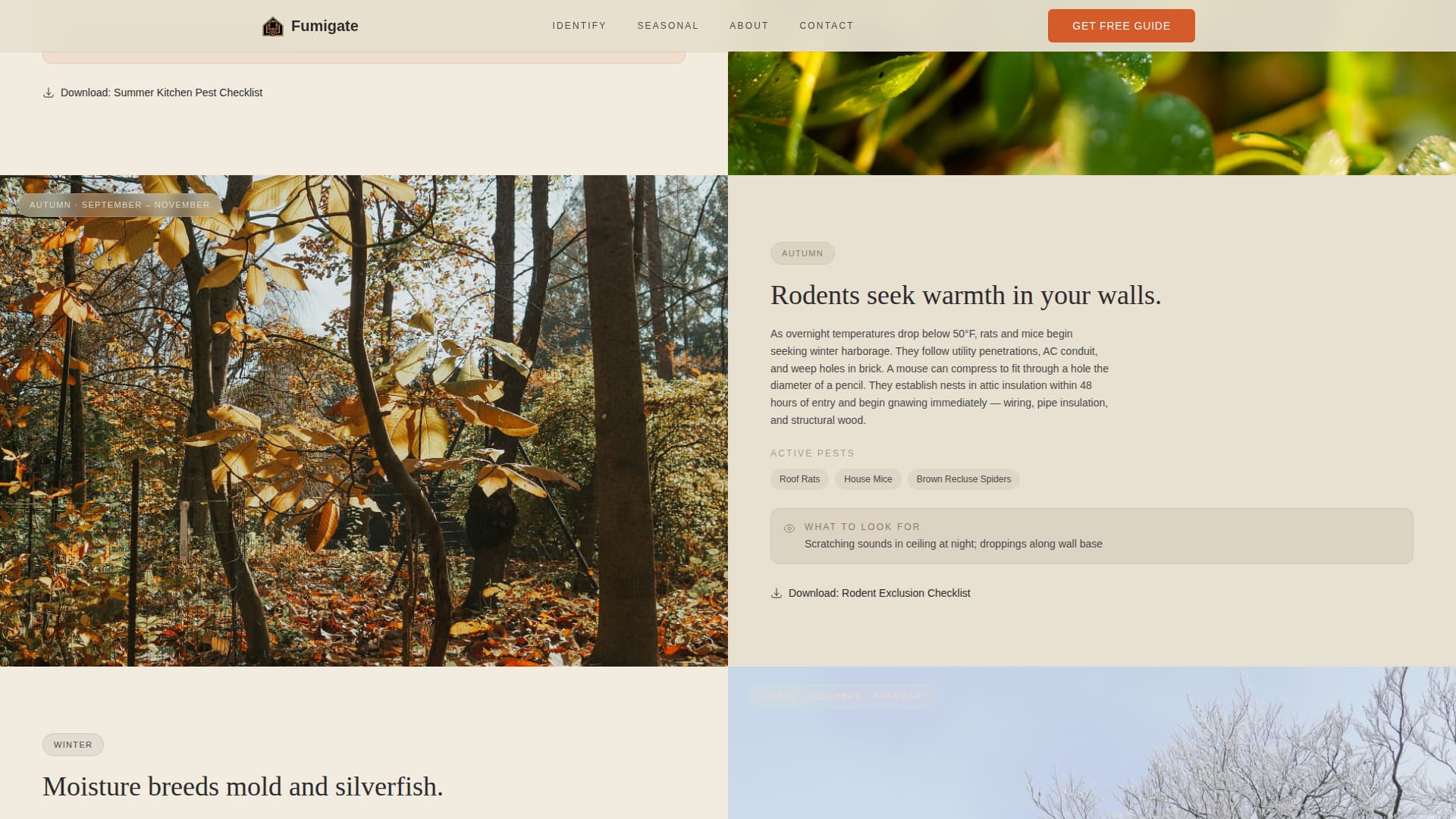 Pest & Crop Protection Professional Website Template