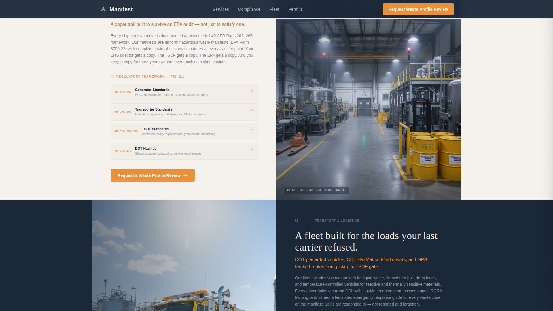 Water & Waste Management Professional Website Template