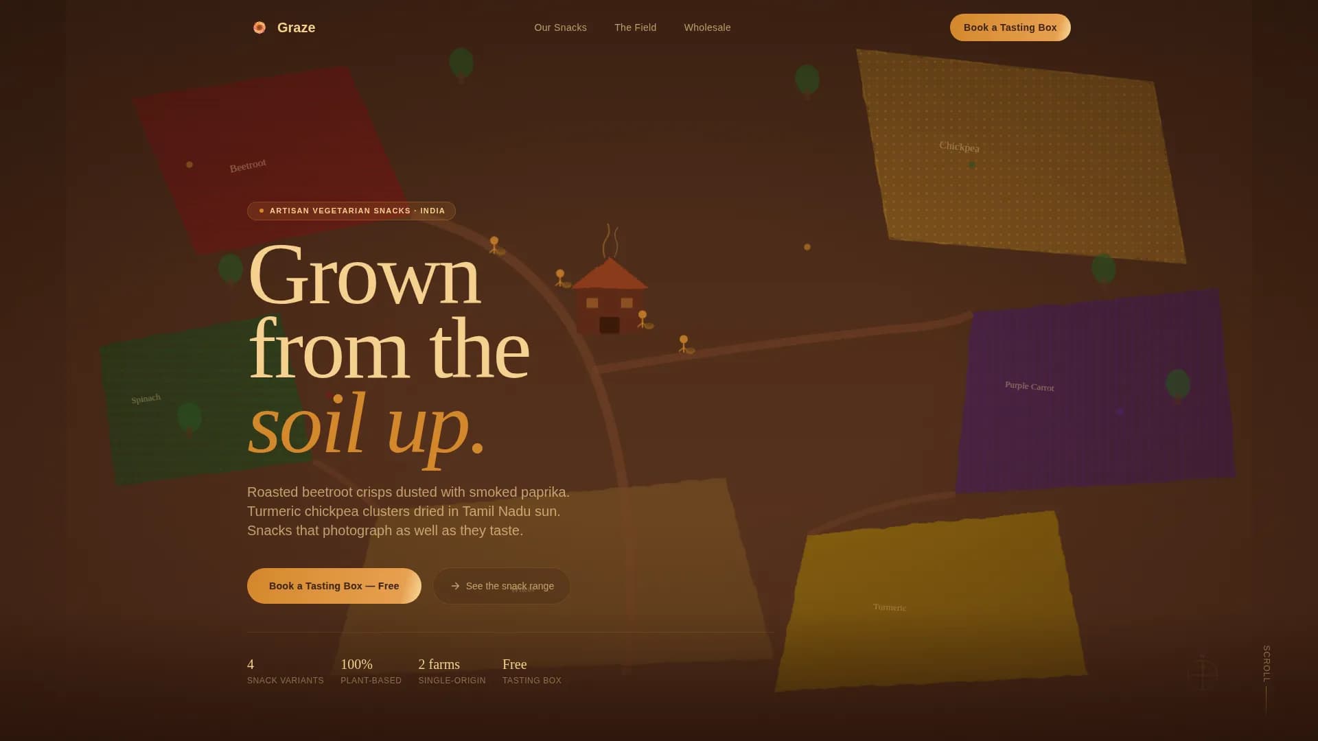 Graze — Elevate Artisan Snacking Landing Page Template