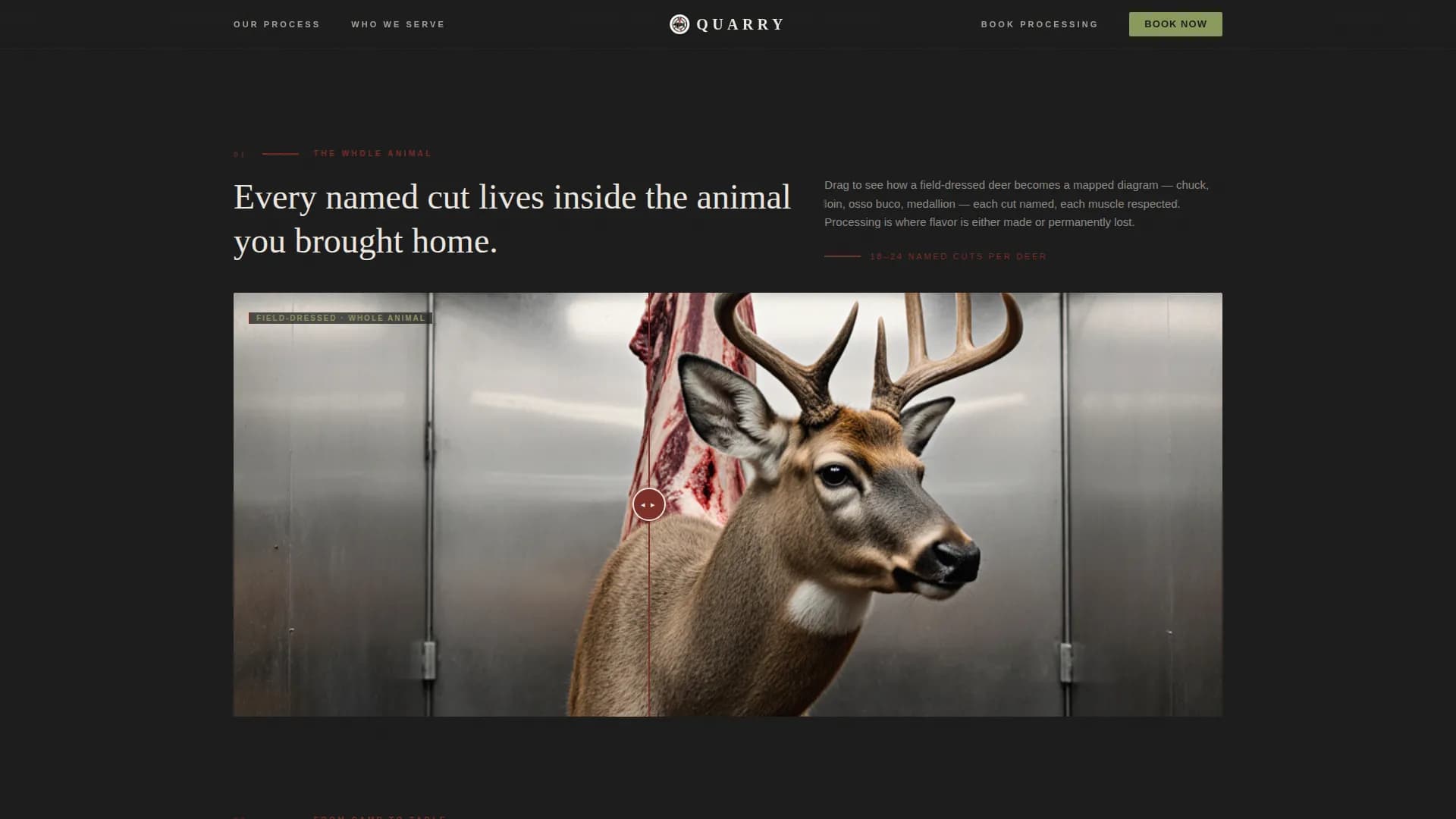 Heritage — Premium Game Butcher Landing Page Template