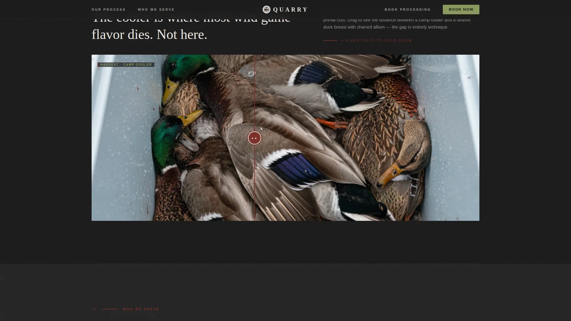 Heritage — Premium Game Butcher Landing Page Template