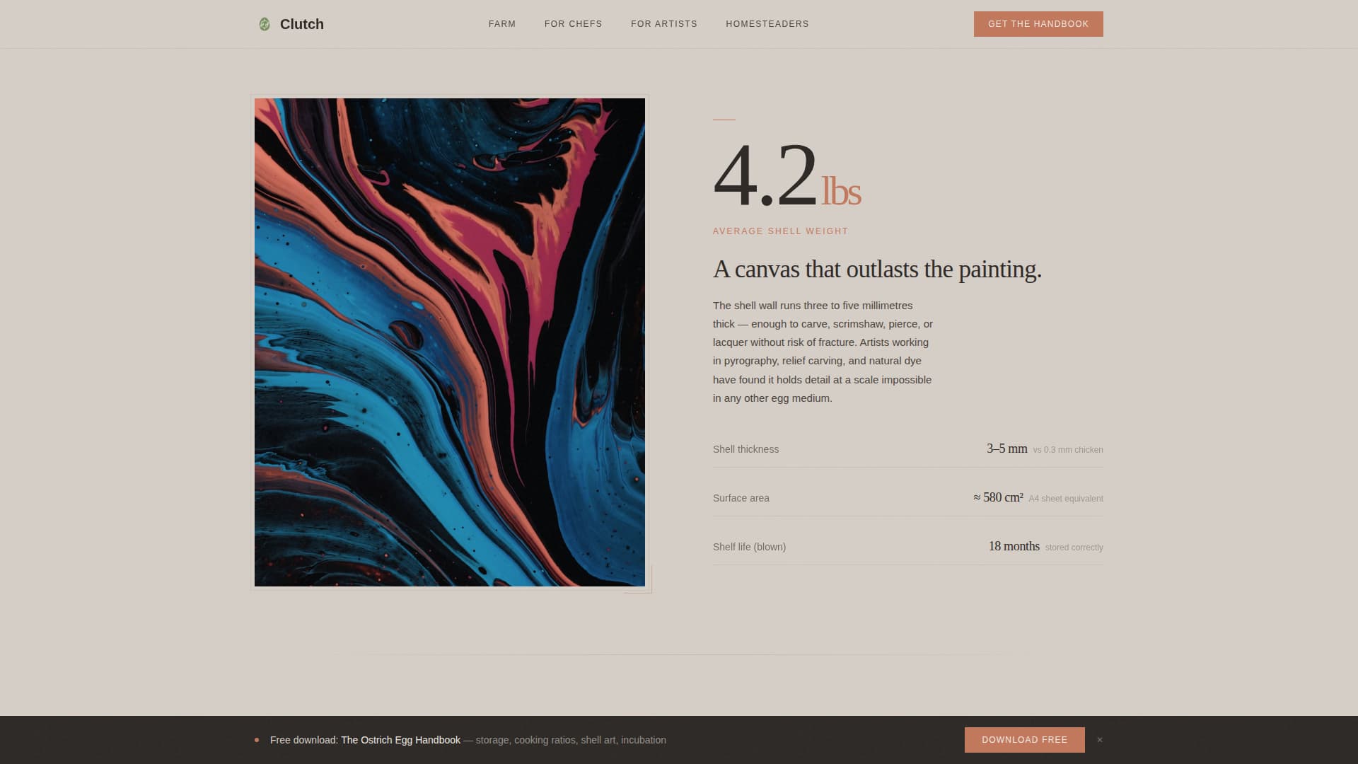 Specialty Farming Professional Website Template
