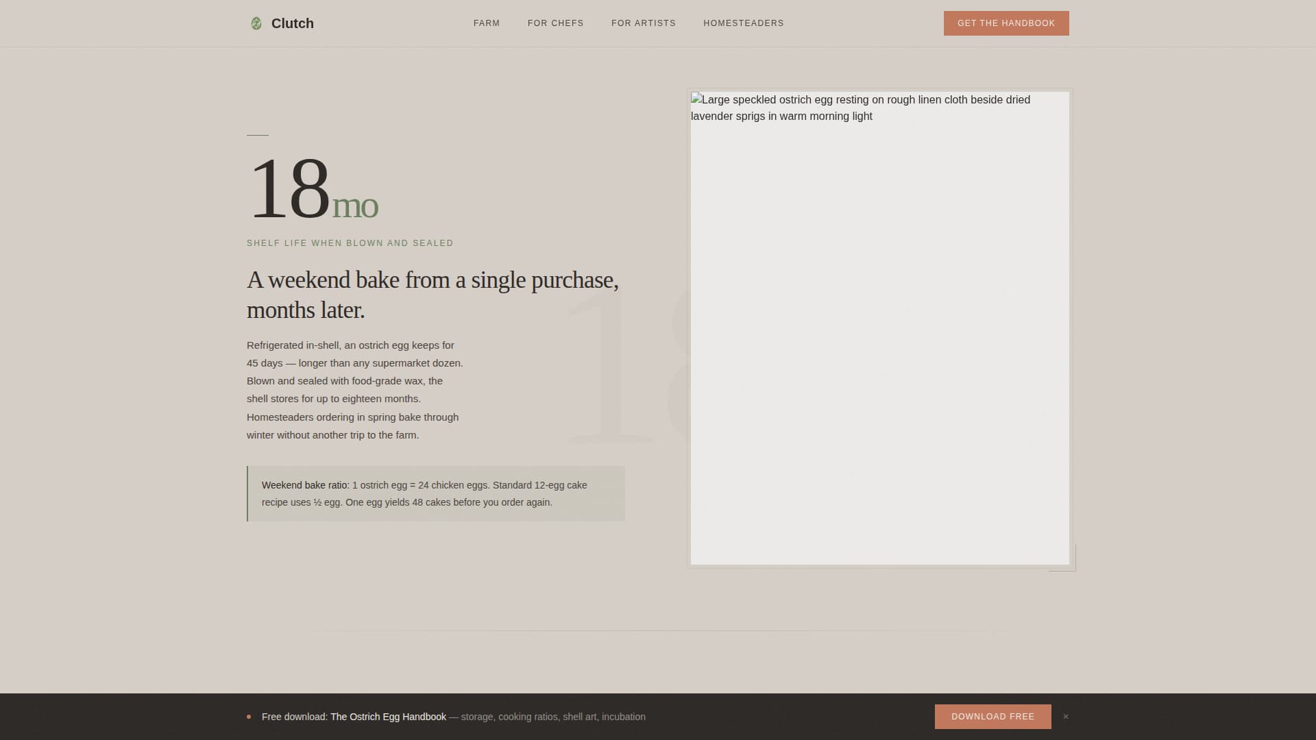 Specialty Farming Professional Website Template