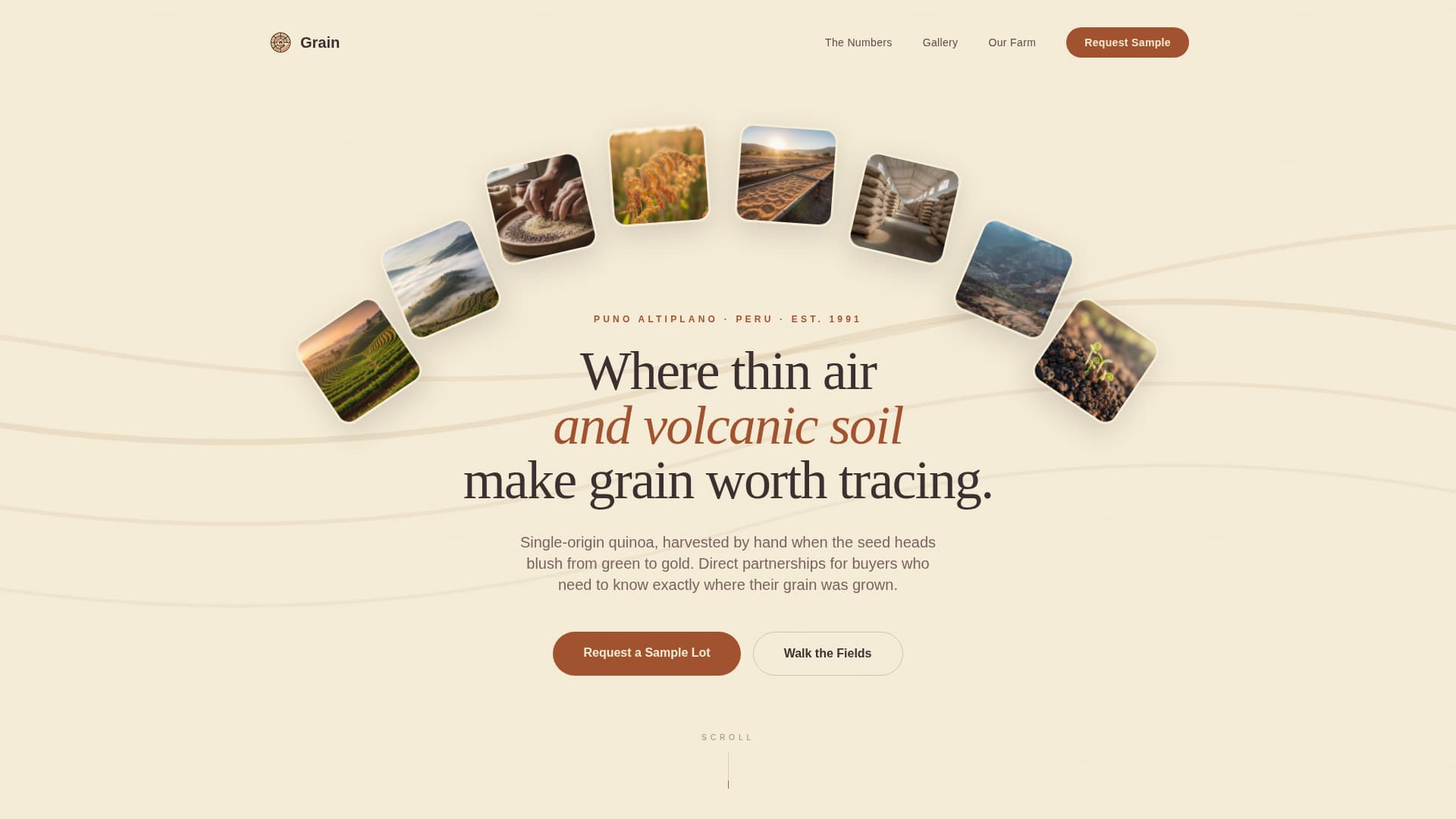 Crop & Grain Farming Professional Website Template