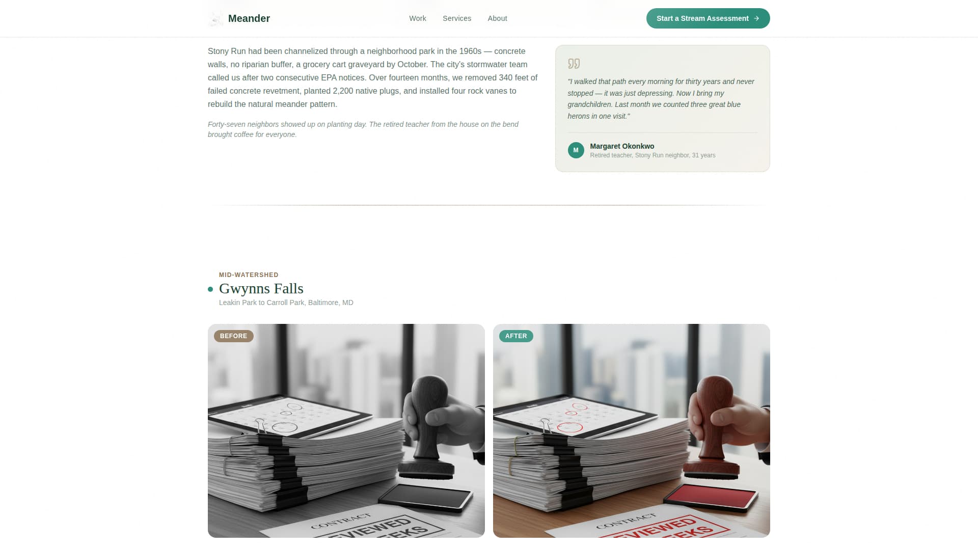 Soil & Water Conservation Specialist Booking Website Template