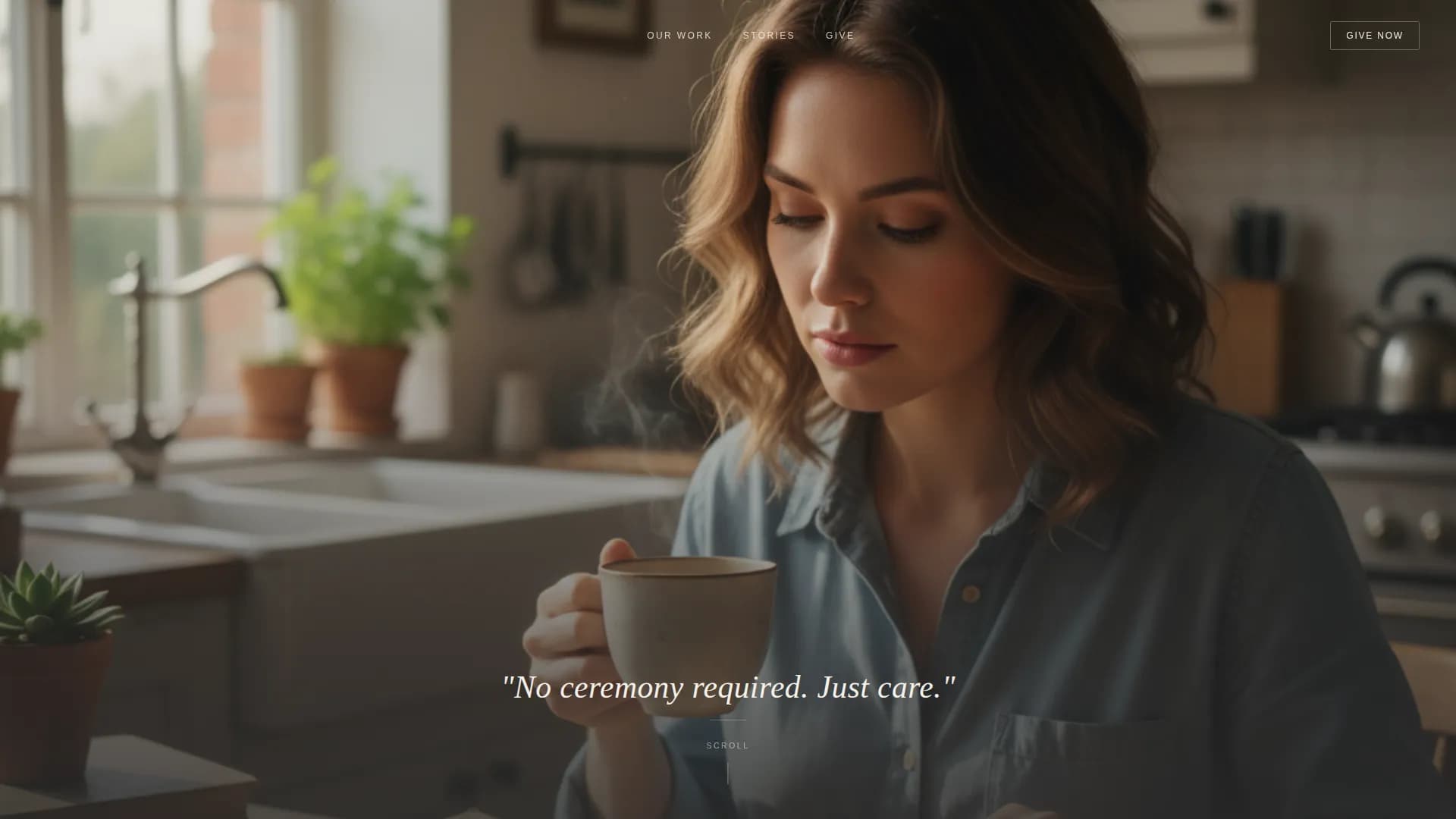 Passage — Story Direct Cremation Landing Page Template