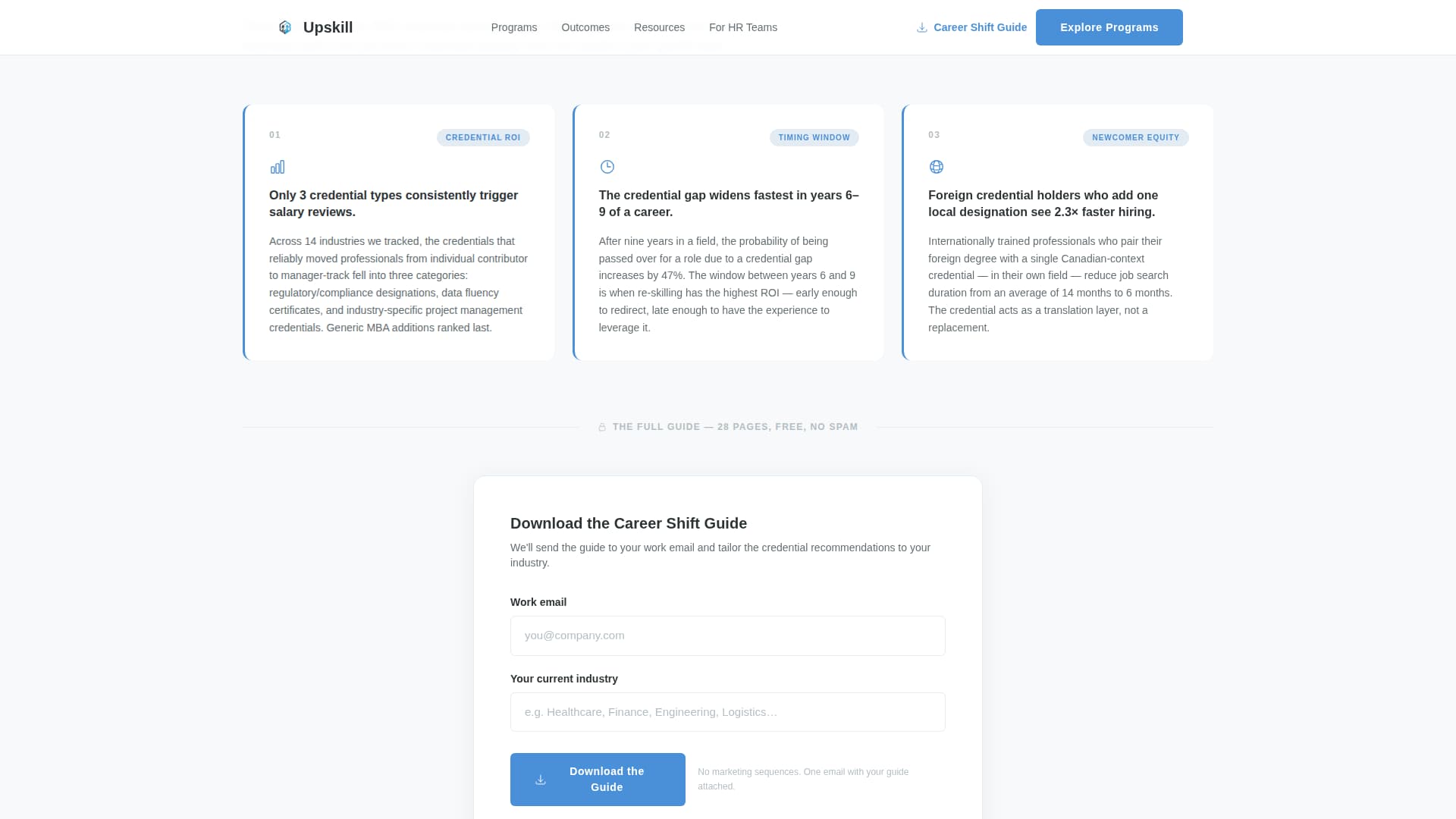 Education Department Careers Website Template
