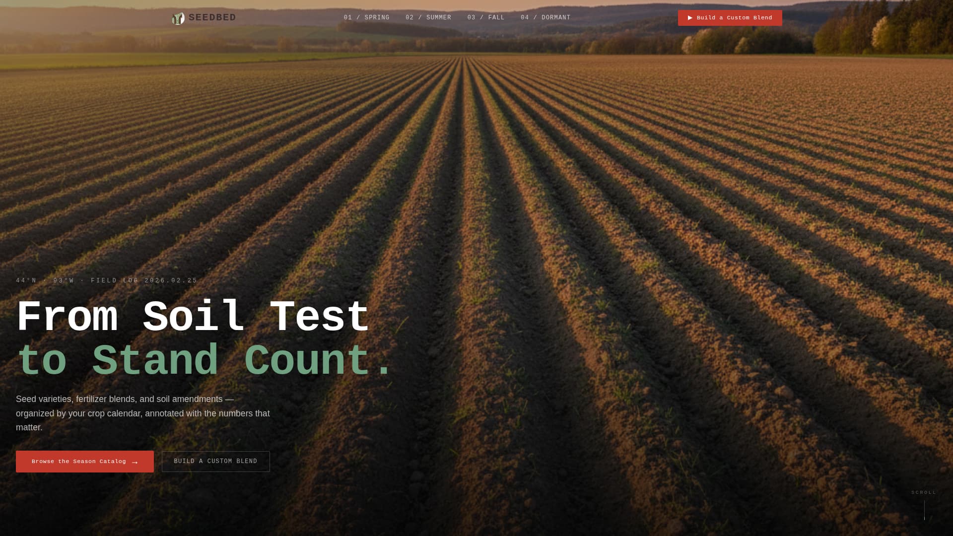 Agricultural Equipment & Supply Booking Website Template