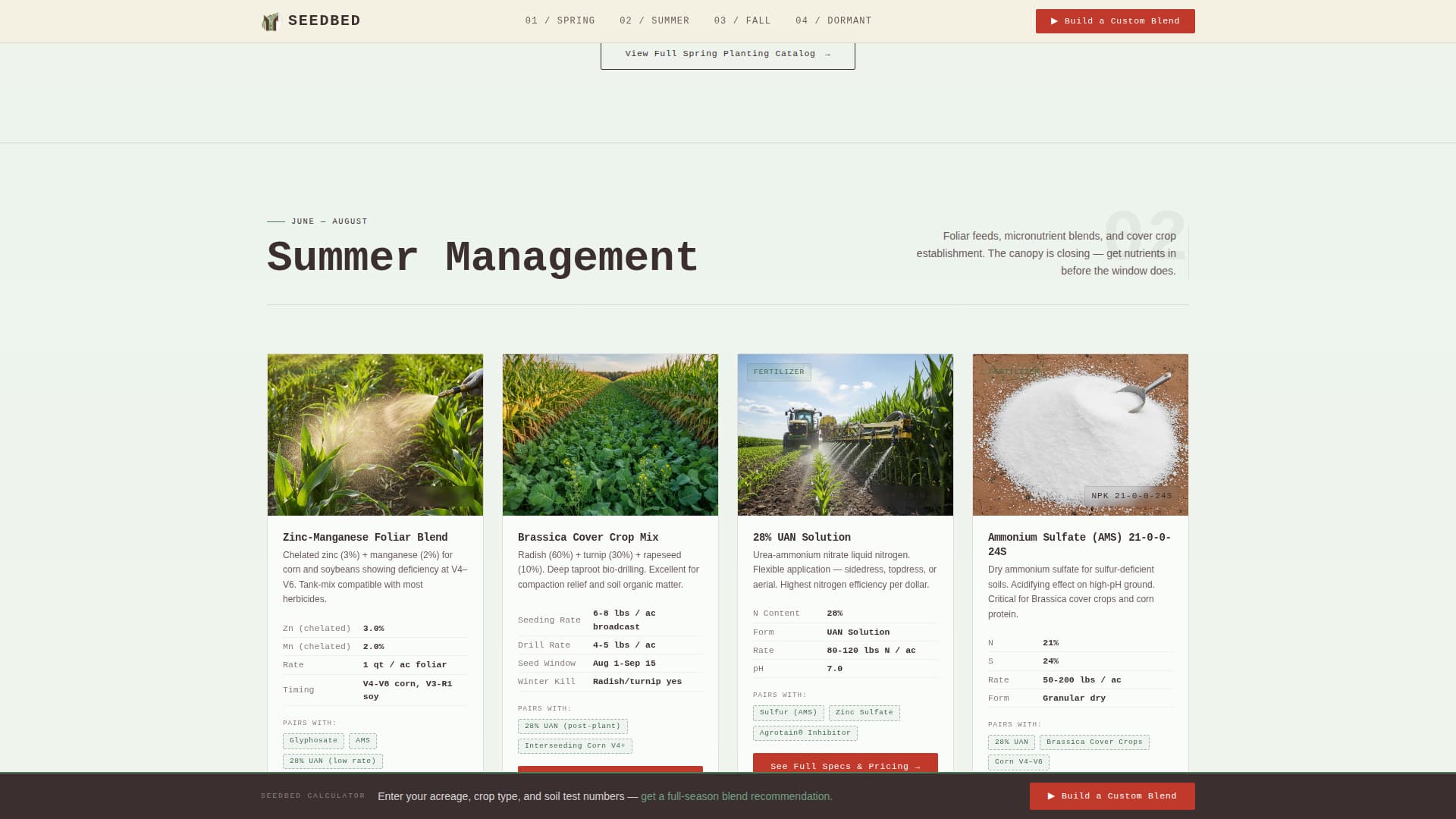 Agricultural Equipment & Supply Booking Website Template