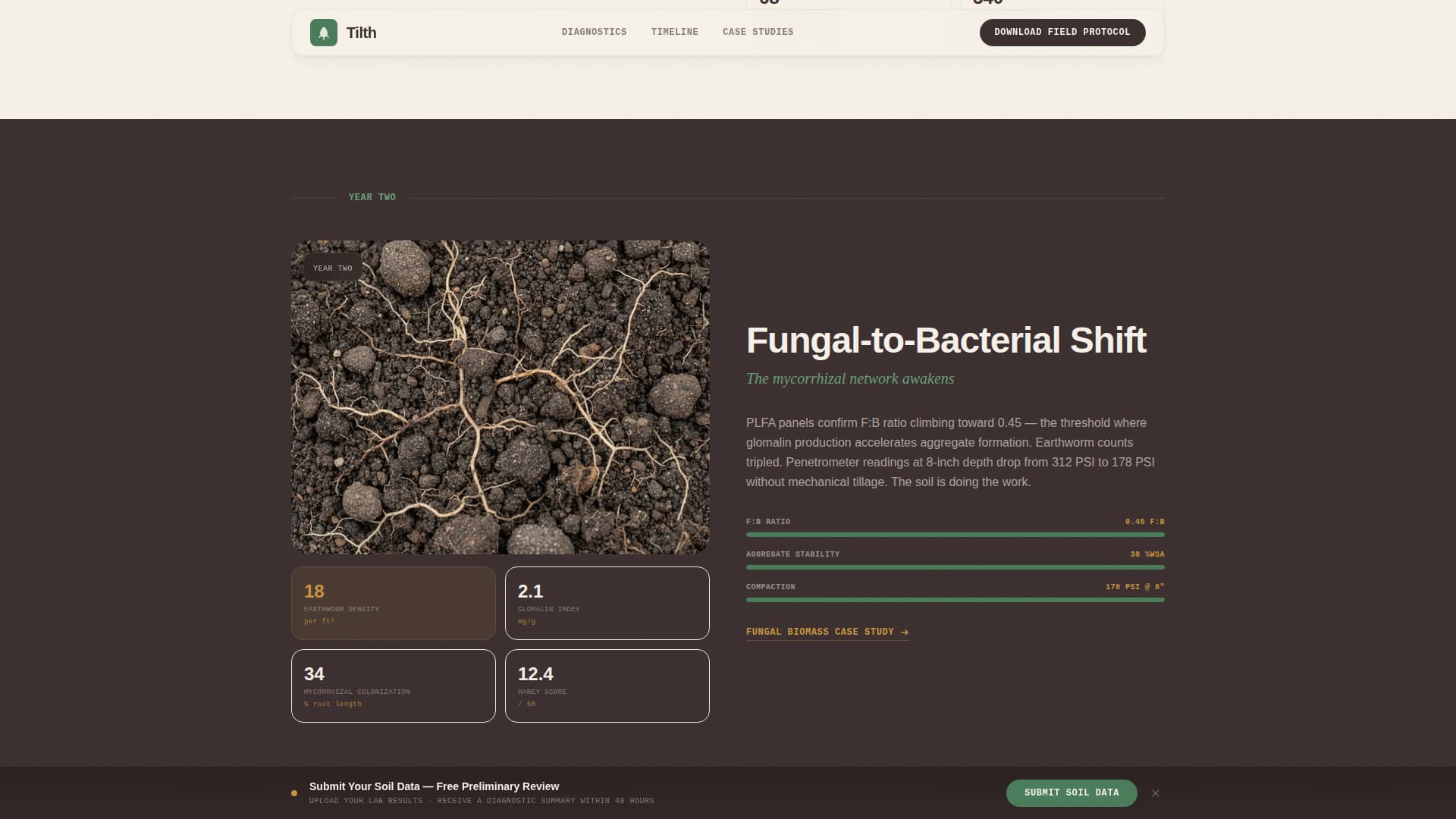 Soil & Water Conservation Professional Website Template