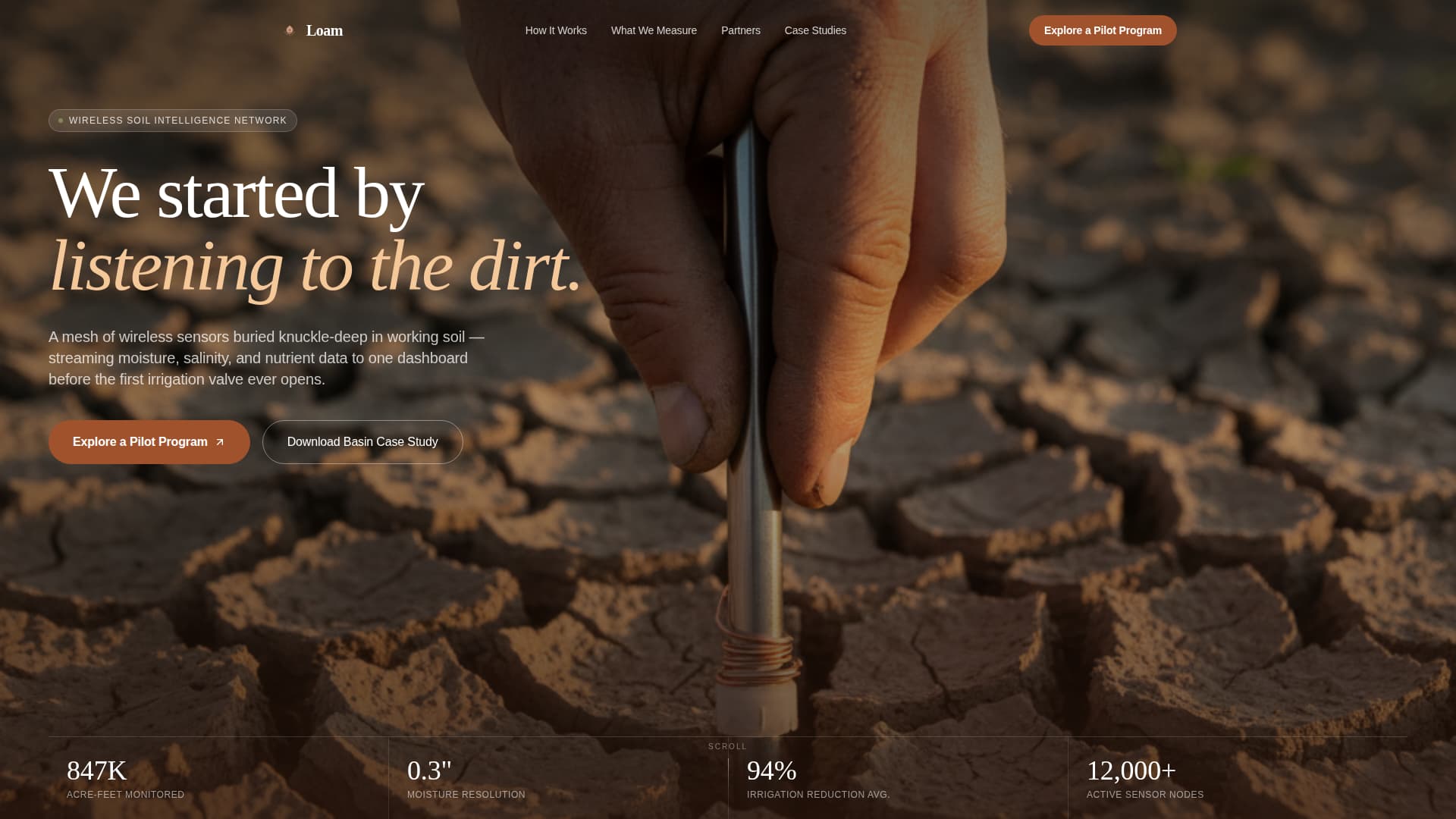 Precision Agriculture Technology Specialist Portfolio Website Template