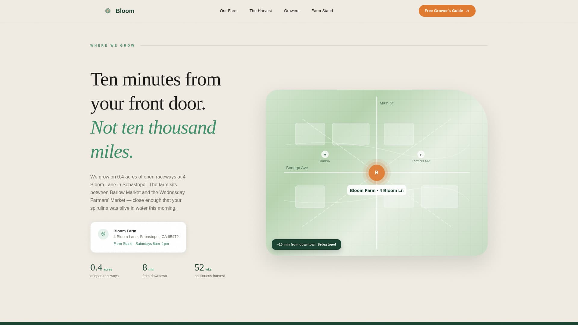 Specialty Farming Expert Professional Website Template