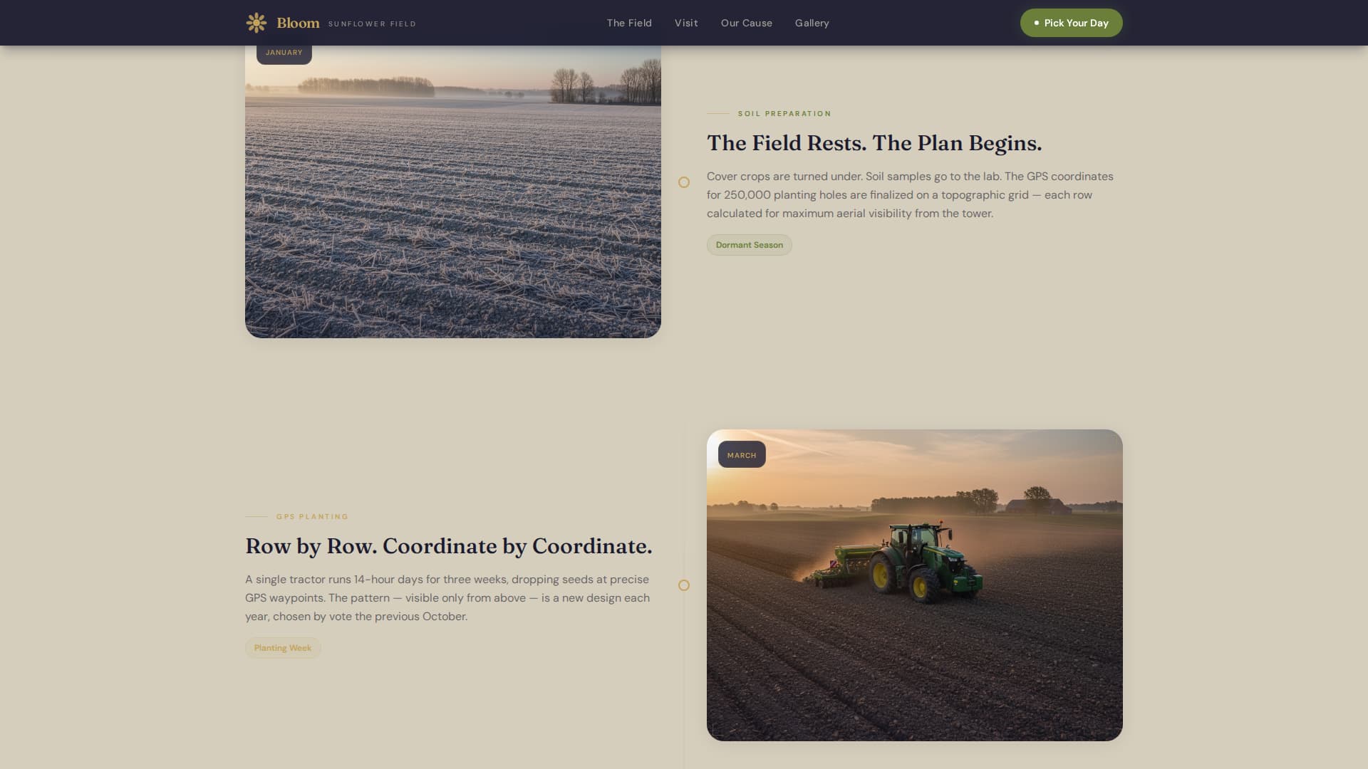 Agri-Tourism & Farm Experience Professional Website Template