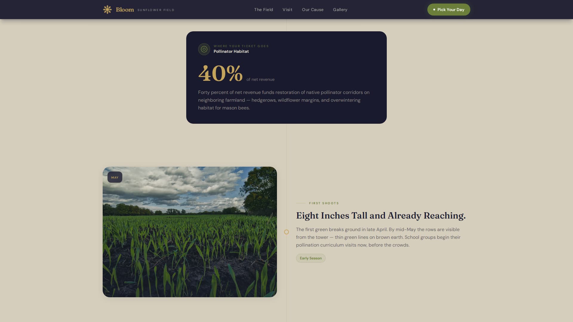 Agri-Tourism & Farm Experience Professional Website Template