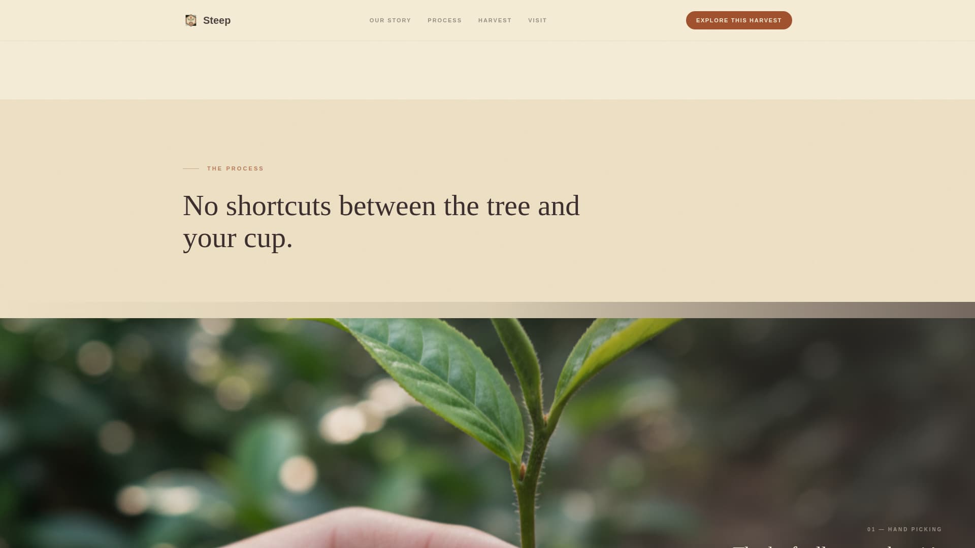 Spice & Herb Farm Blog Website Template