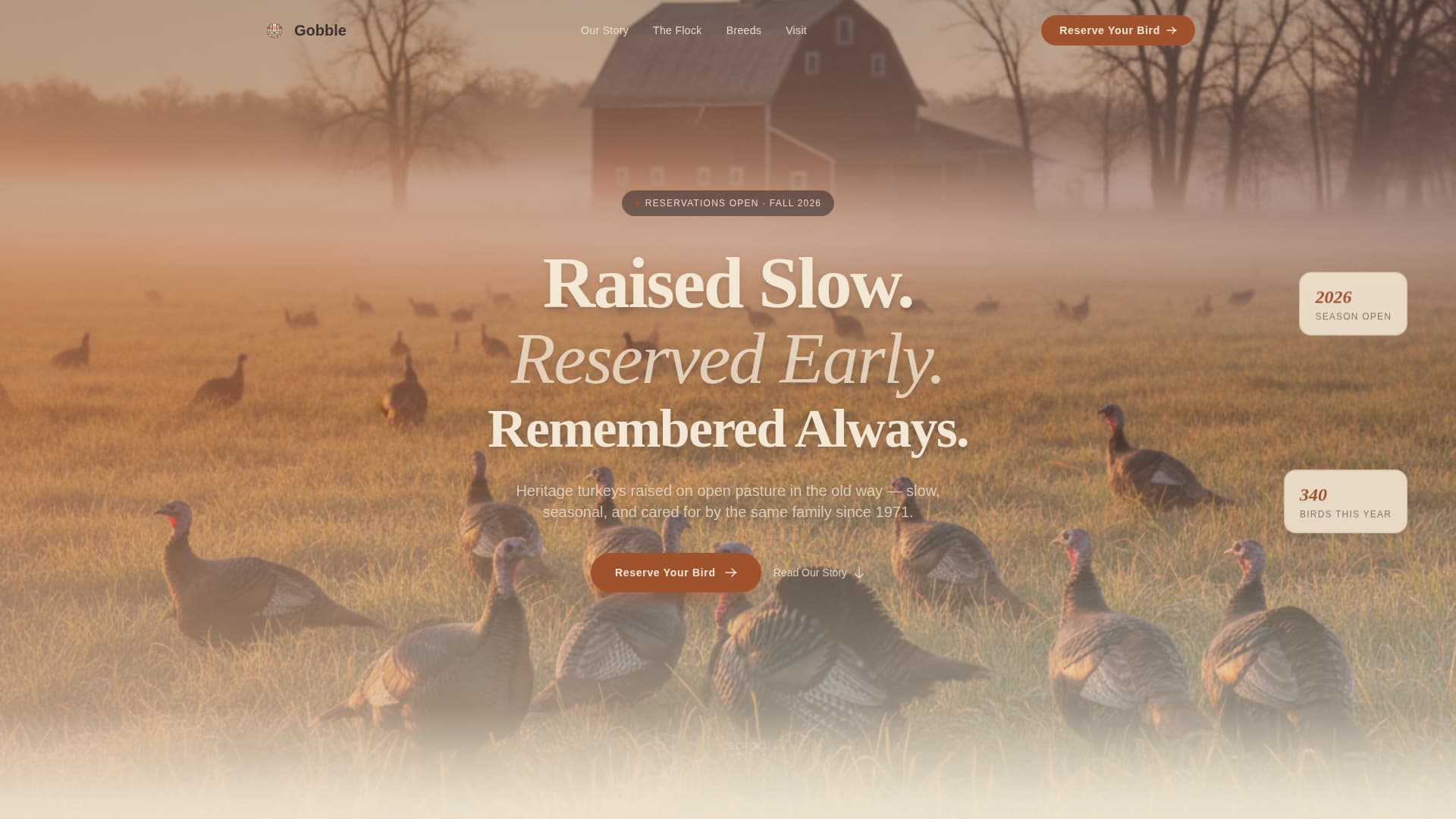 Livestock & Animal Husbandry Specialist Professional Website Template