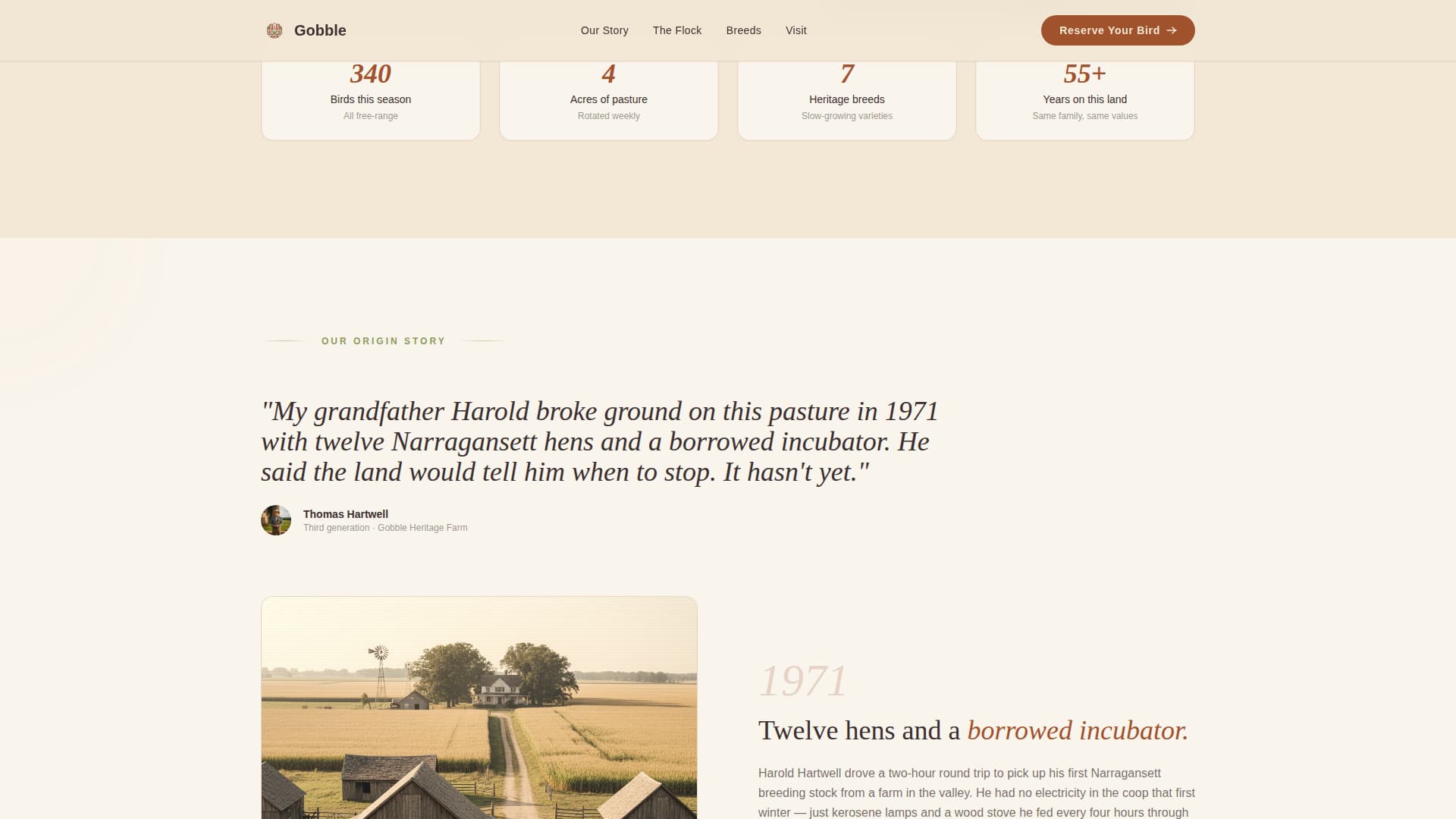 Livestock & Animal Husbandry Specialist Professional Website Template
