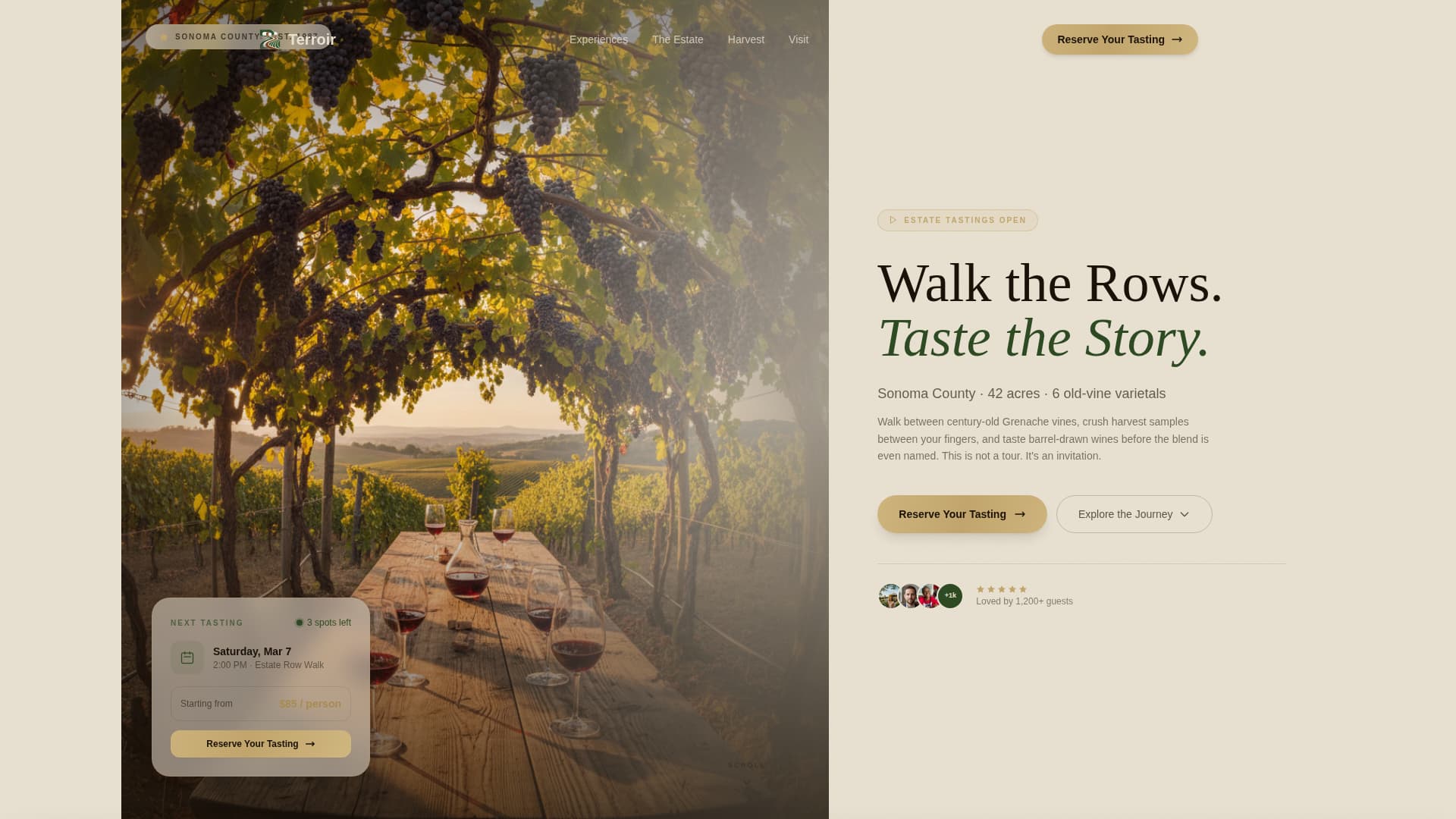 Agri-Tourism & Farm Experience Specialist Booking Website Template