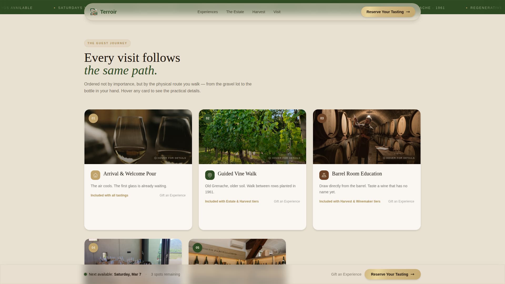 Agri-Tourism & Farm Experience Specialist Booking Website Template