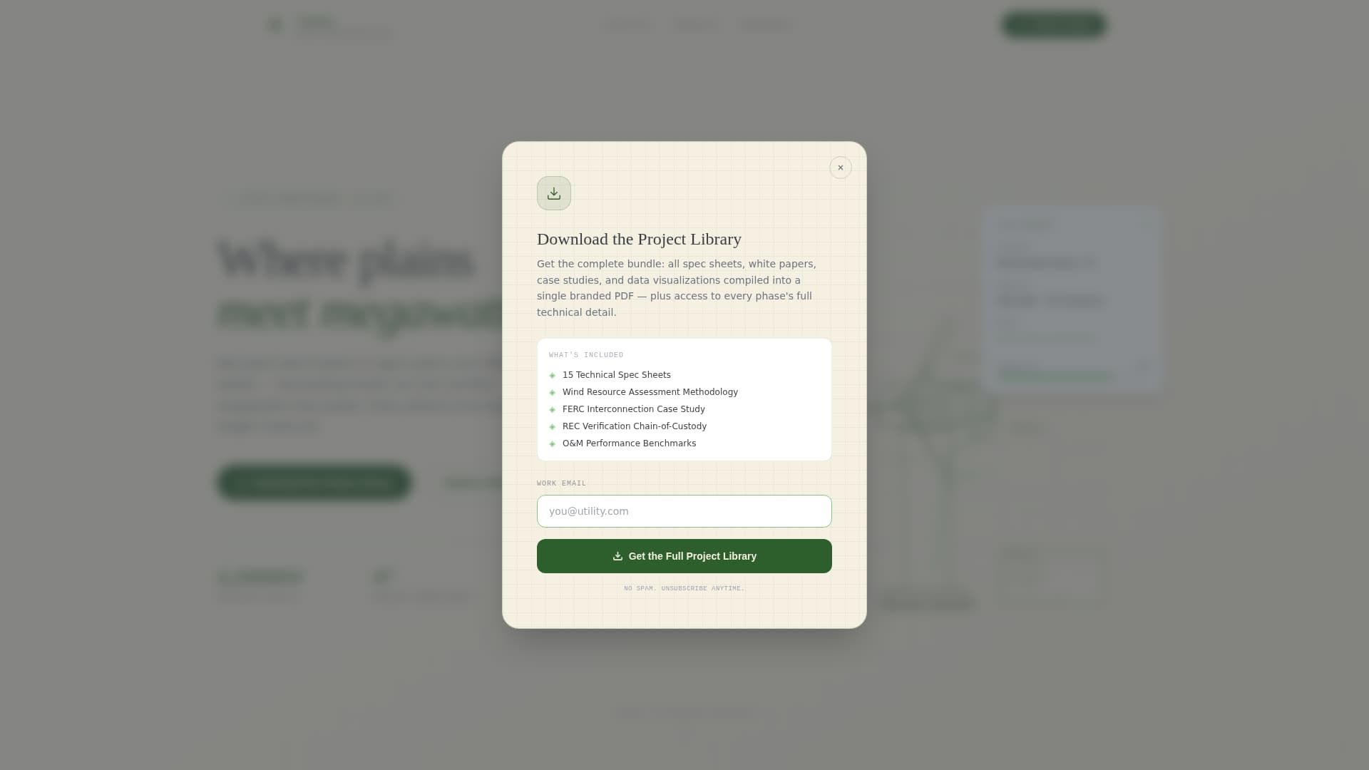 Renewable Energy Company Professional Website Template