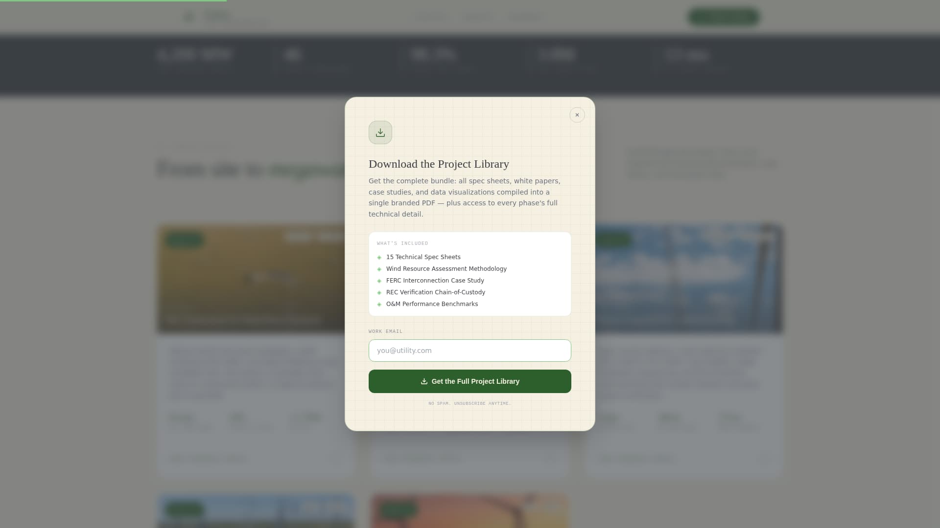 Renewable Energy Company Professional Website Template