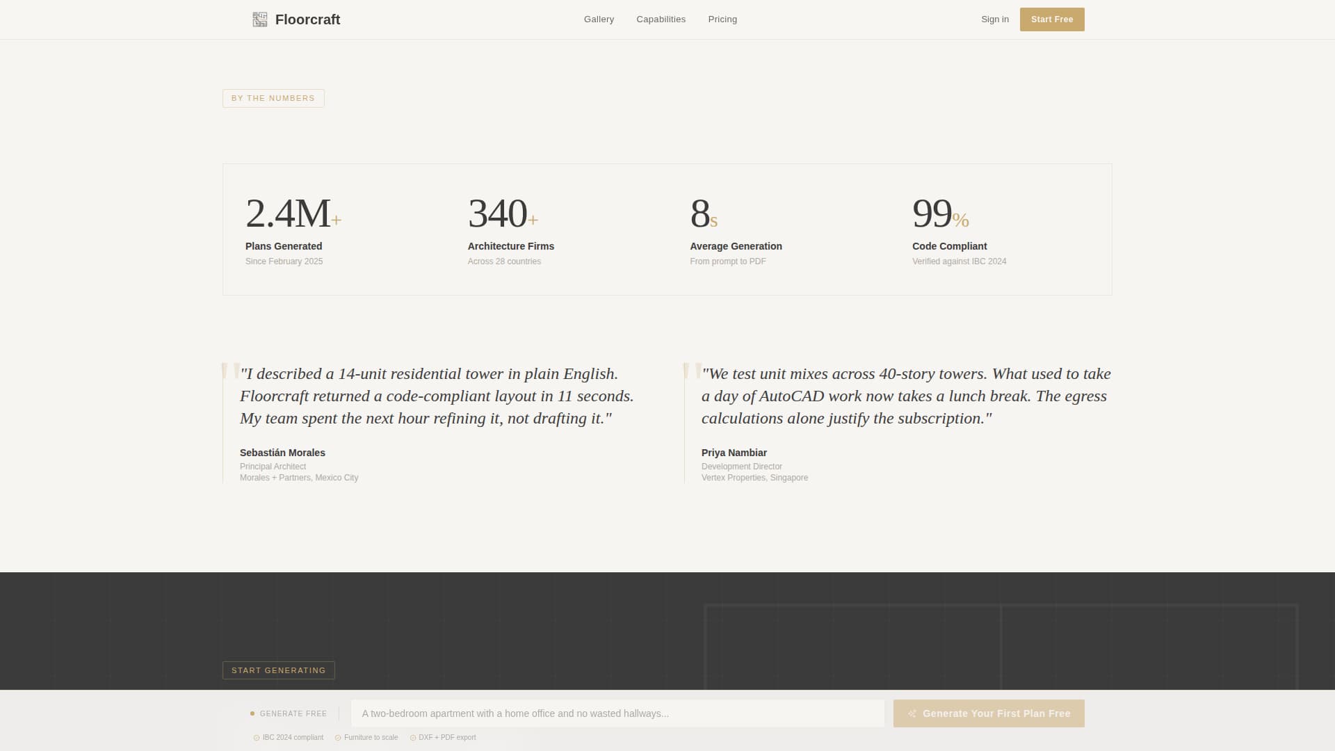 Floorcraft - Intelligent Floorplan Landing Page Template