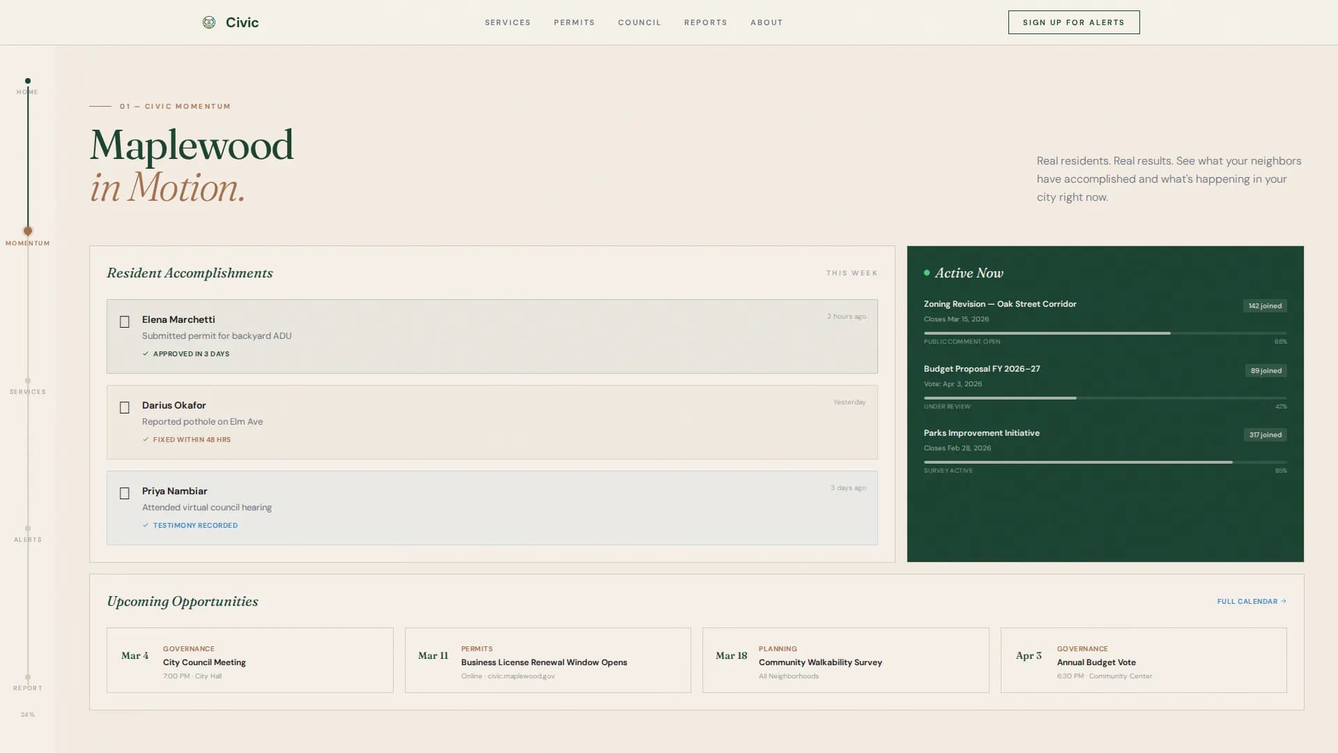 Civic — Accessible Government Services Landing Page Template