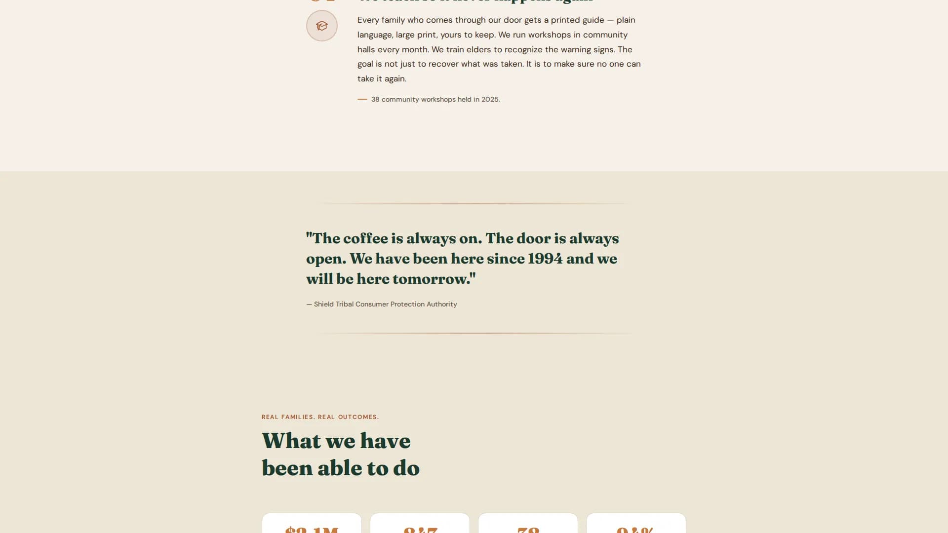 Shield — Advocate Consumer Protection Landing Page Template