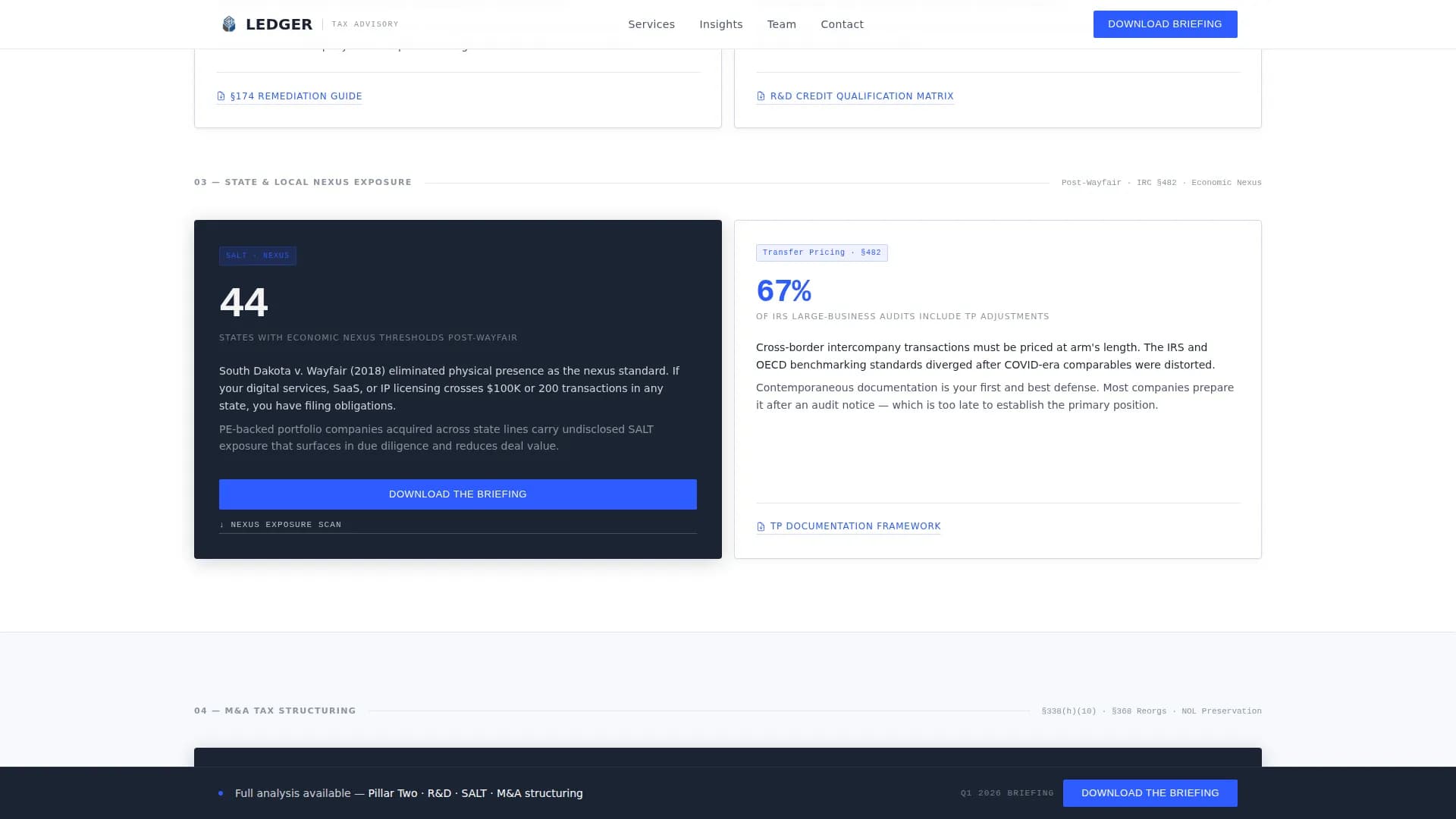 Revenue & Tax Authority Directory Website Template