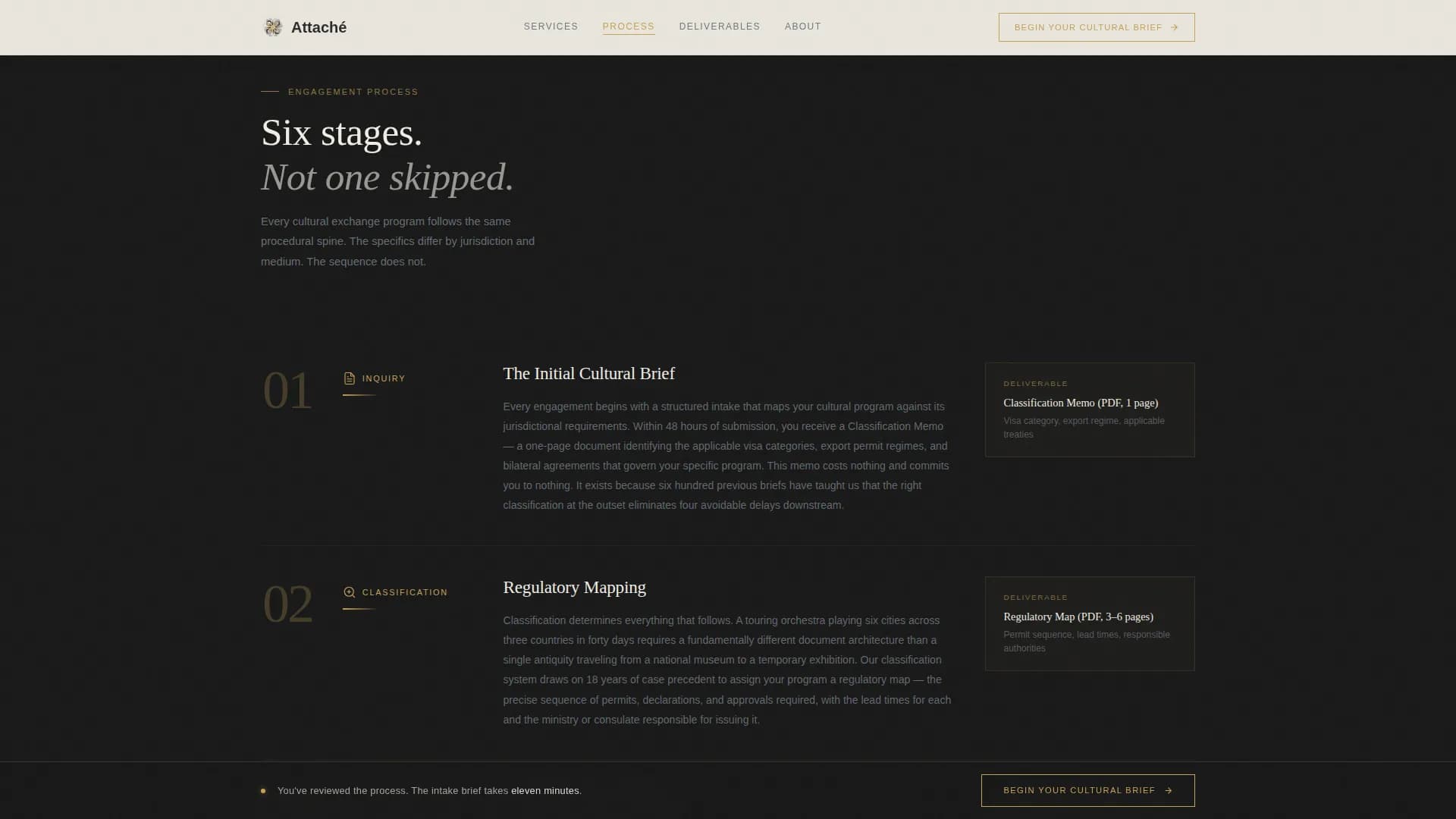Attach - Diplomatic Cultural Exchange Landing Page Template