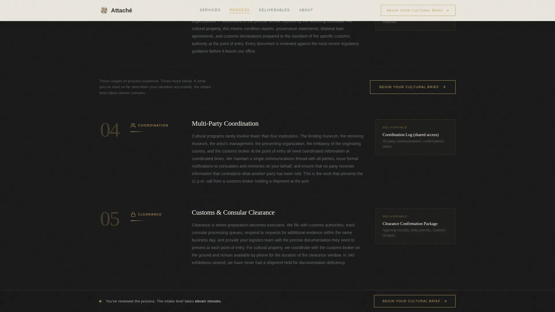 Attach - Diplomatic Cultural Exchange Landing Page Template