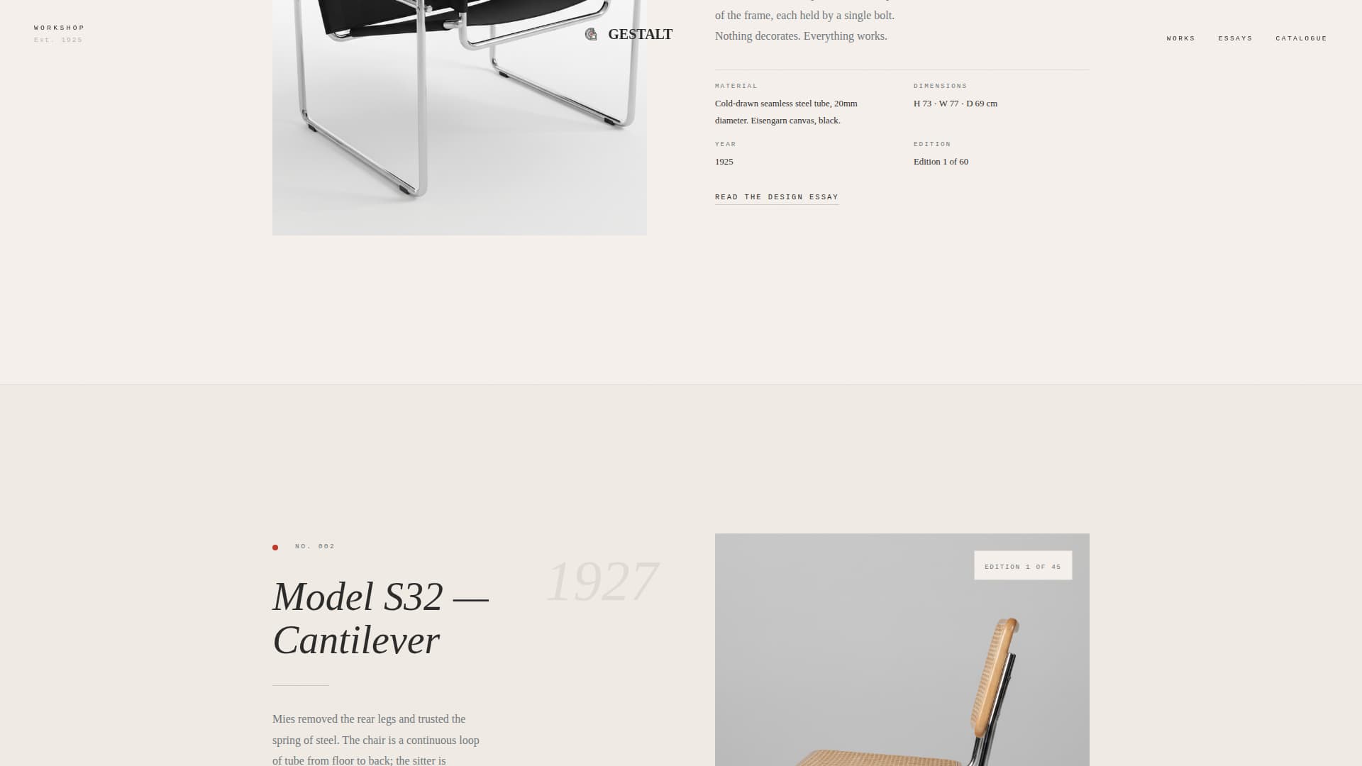 Bauhaus Architecture Professional Website Template