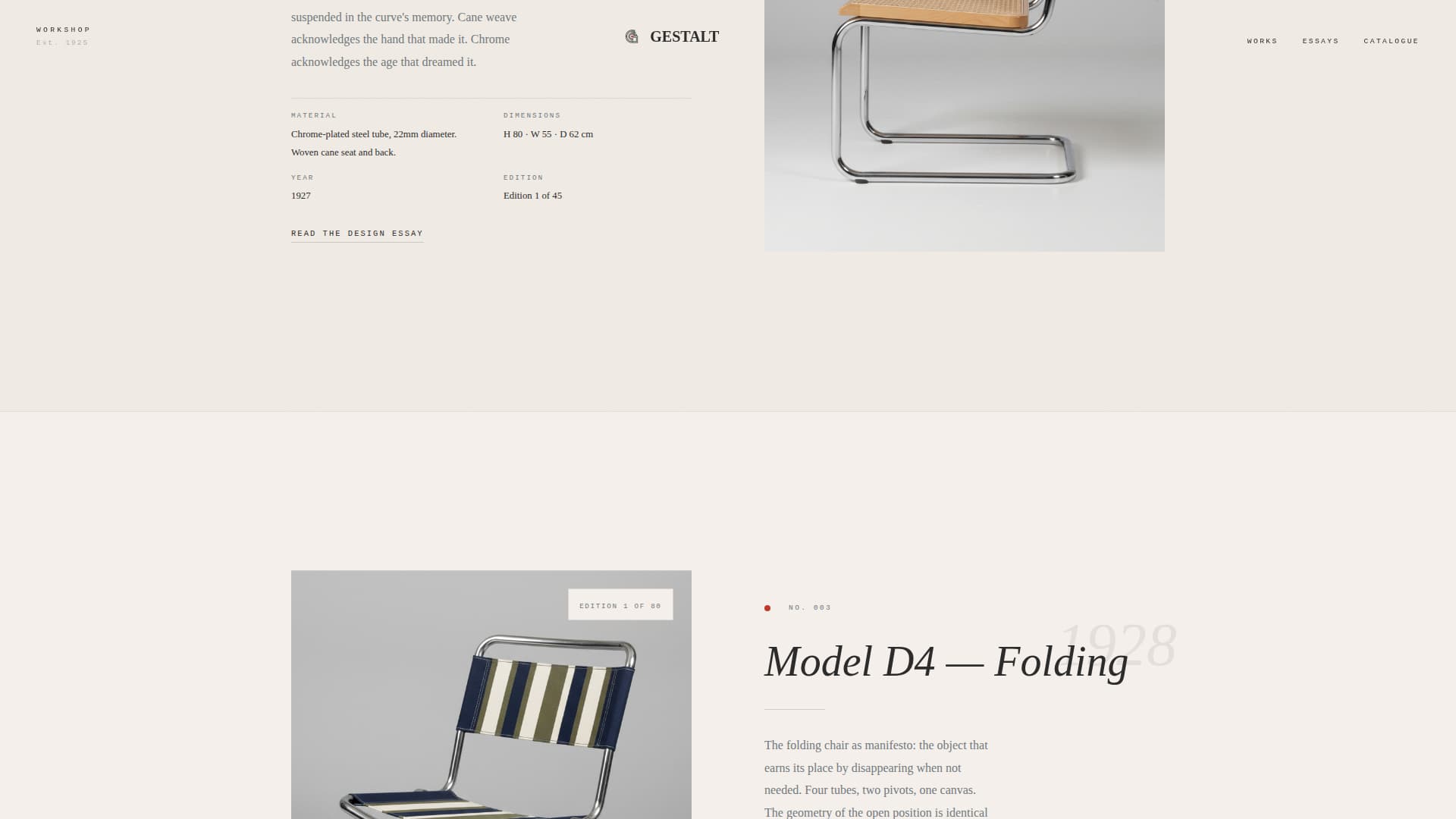 Bauhaus Architecture Professional Website Template