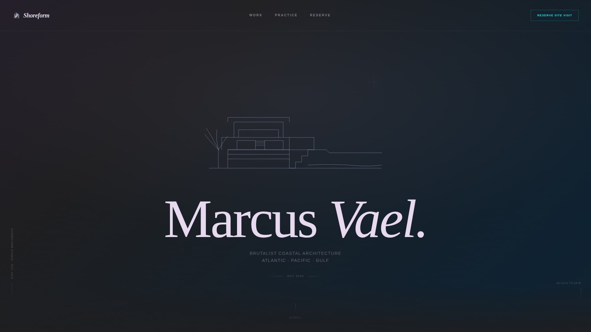 Residential Design Pre-Launch Website Template