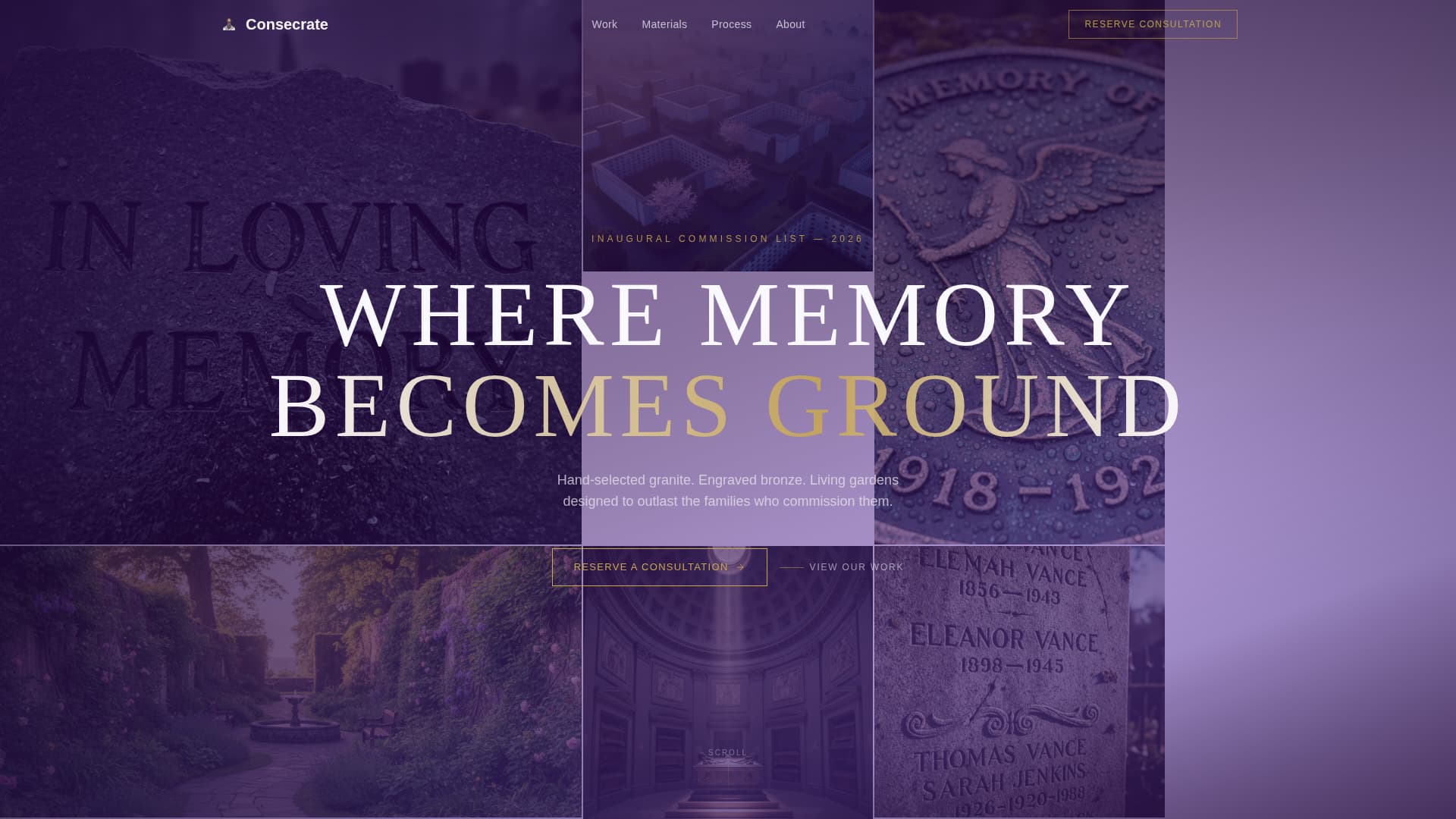Religious & Cultural Architecture Pre-Launch Website Template