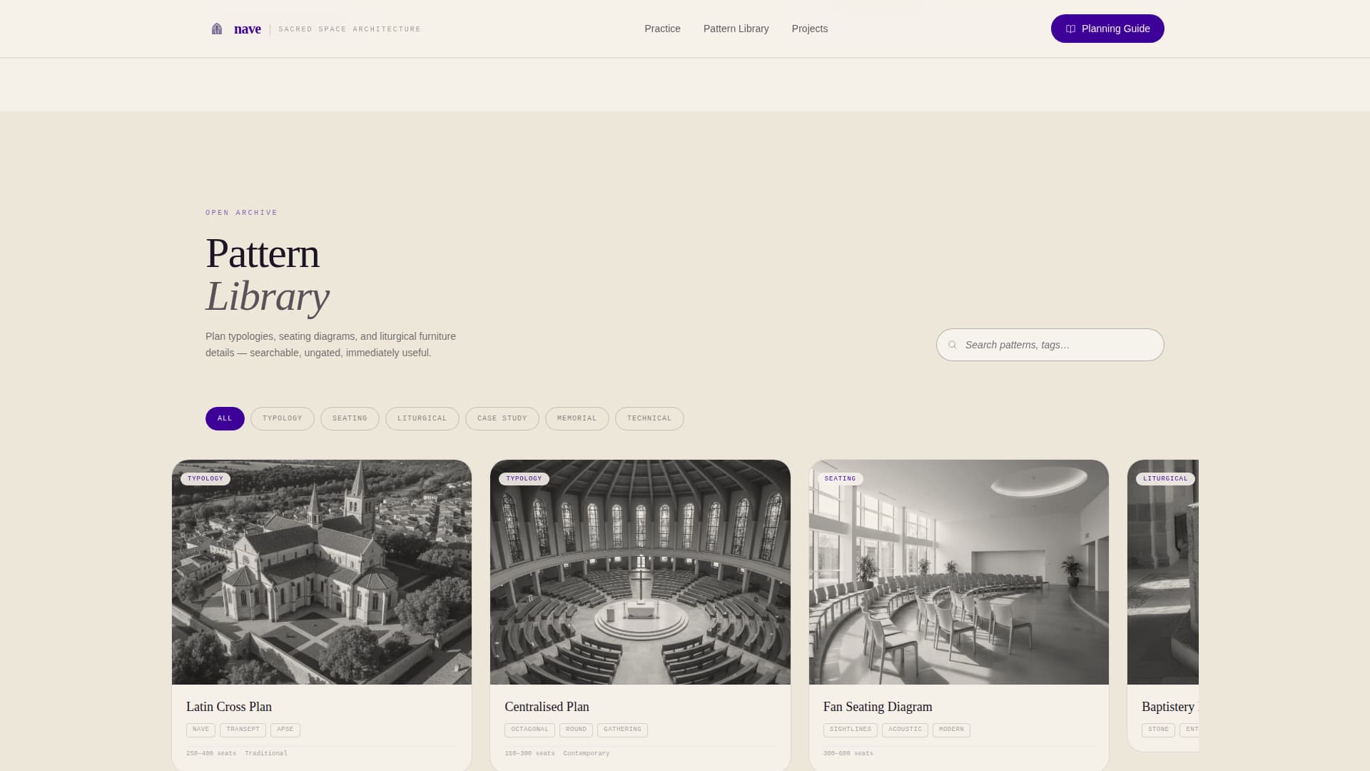 Religious & Cultural Architecture Blog Website Template